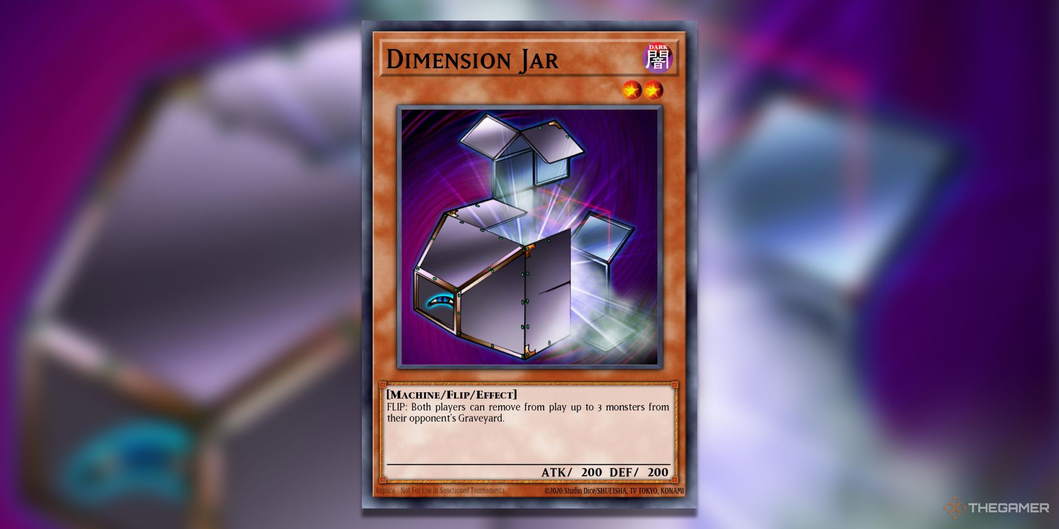 Dimension Jar Y-J-Oh! TCG card art.