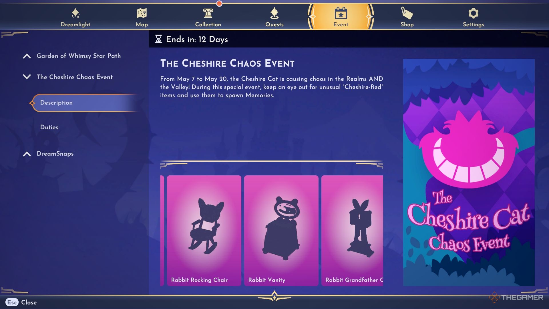 پرچم رویداد Chesire Chaos.