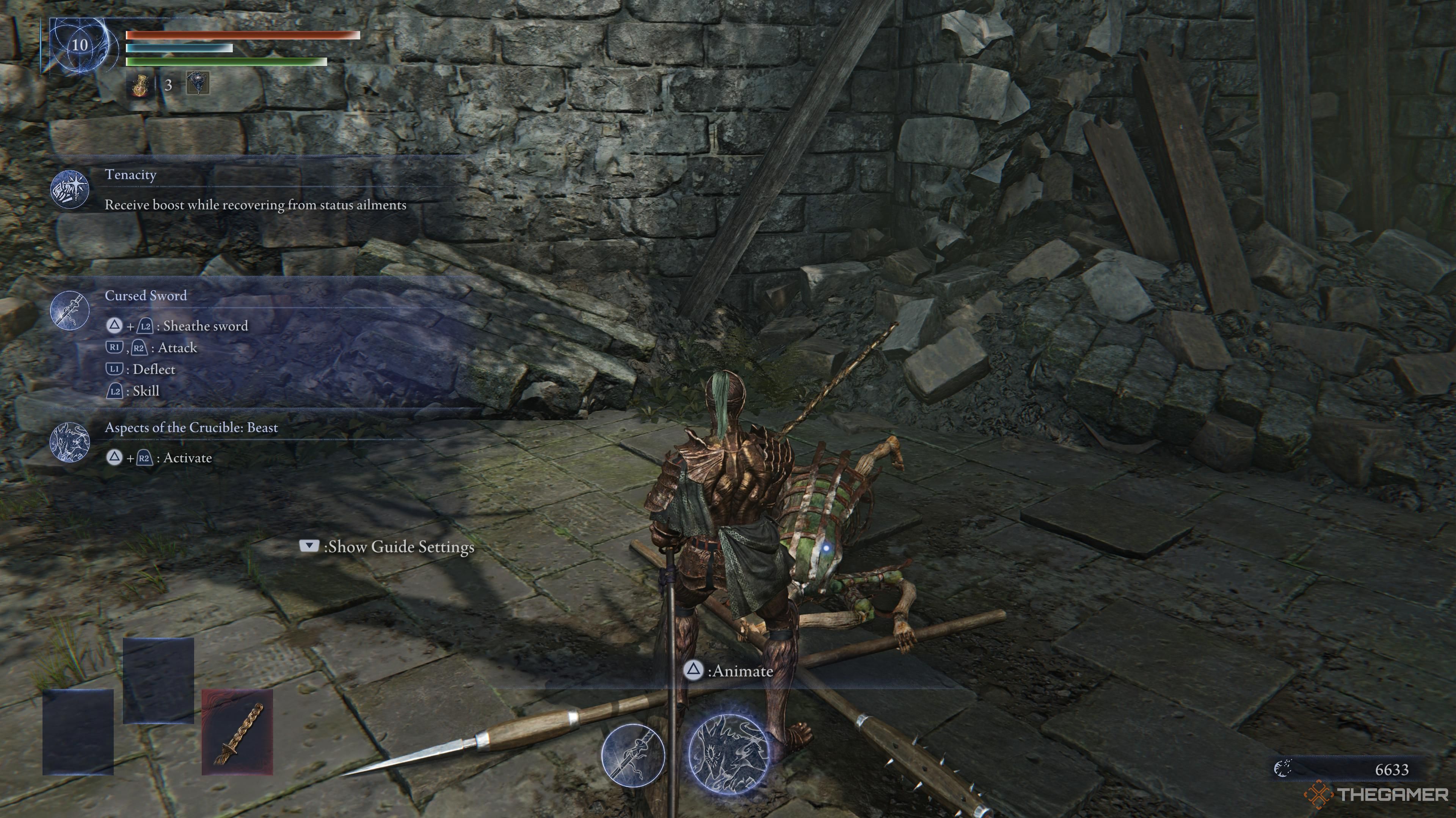 Eldon Ring Night Traigan hangs with a curse sword made on the maroonate.