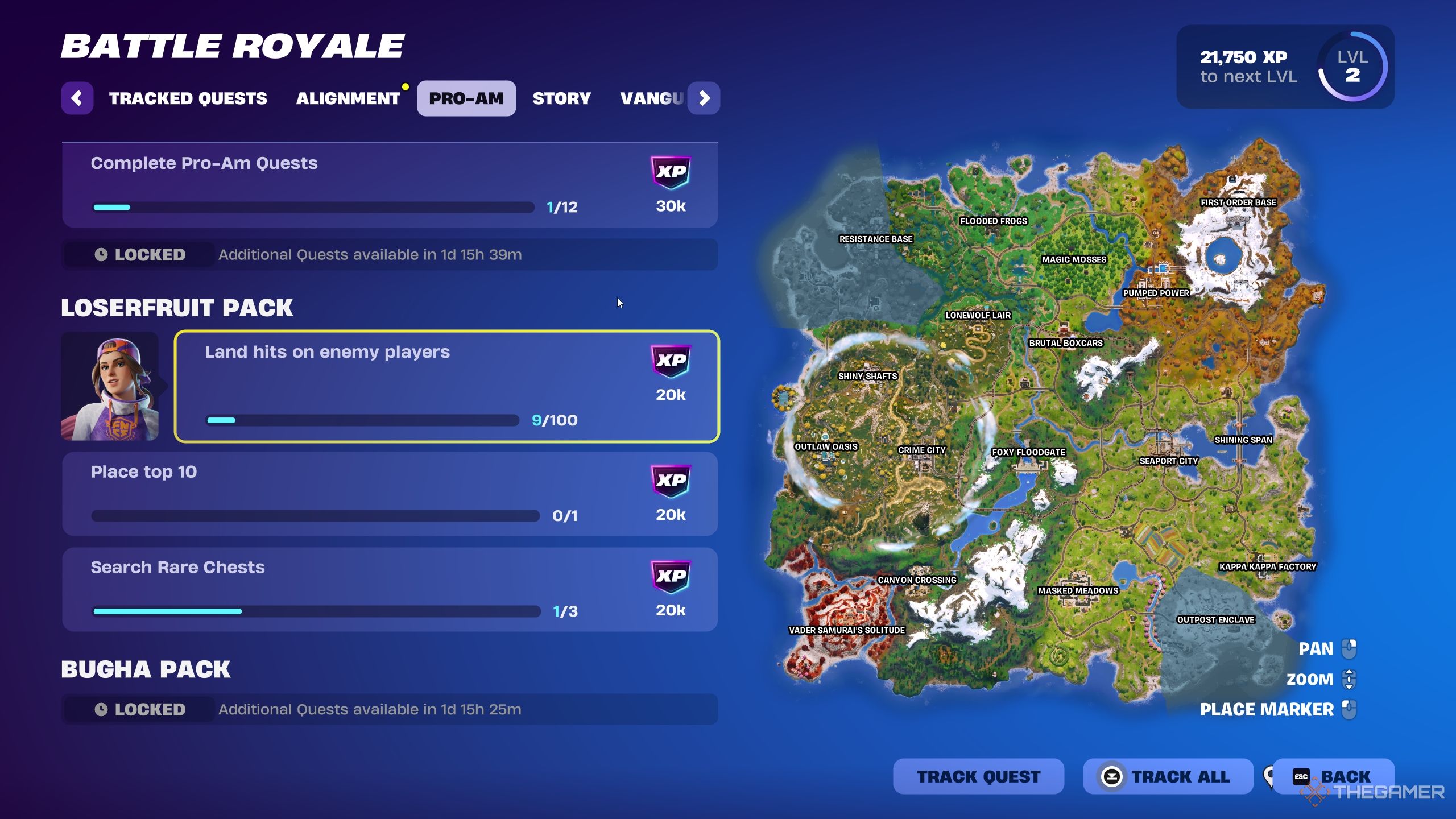 Every Pro-am Quest in Fortnite