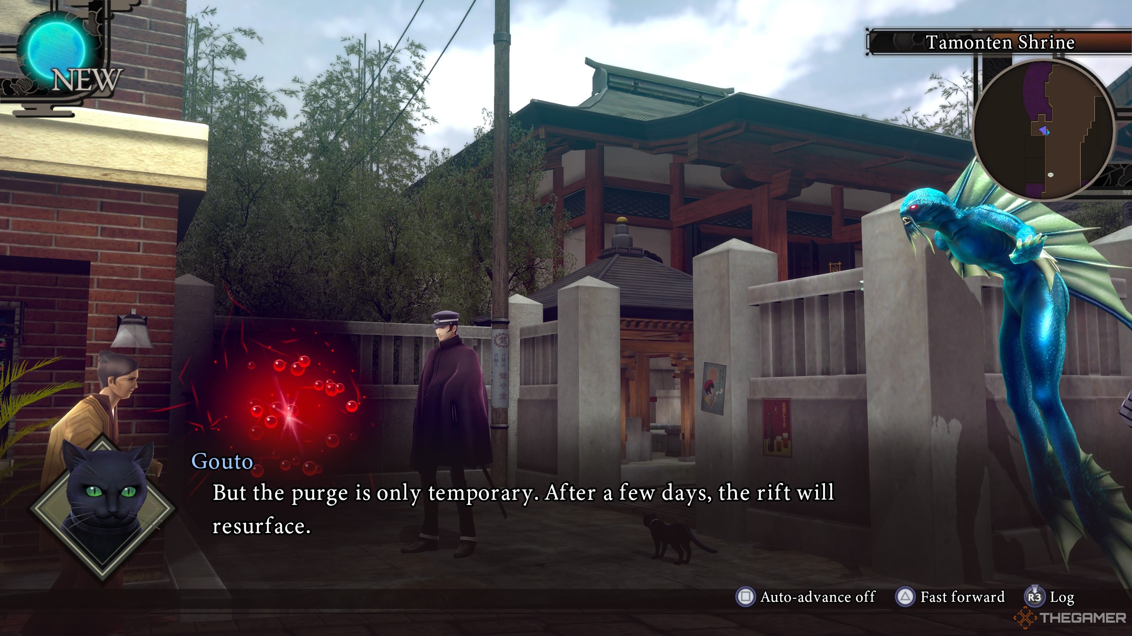 Gouto remarked the mystery of the soul -free army about Aril Rifts returning to Raidou.