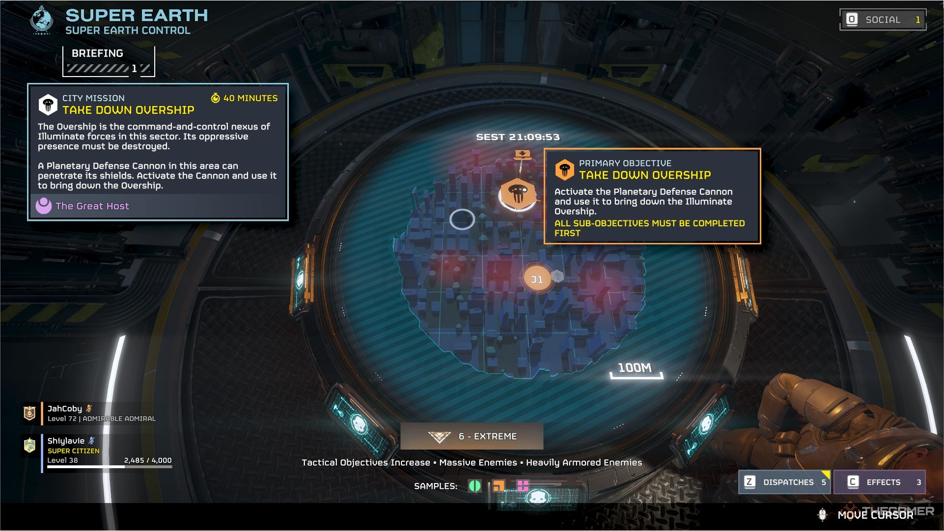 Considering the war table to bring the overship down.