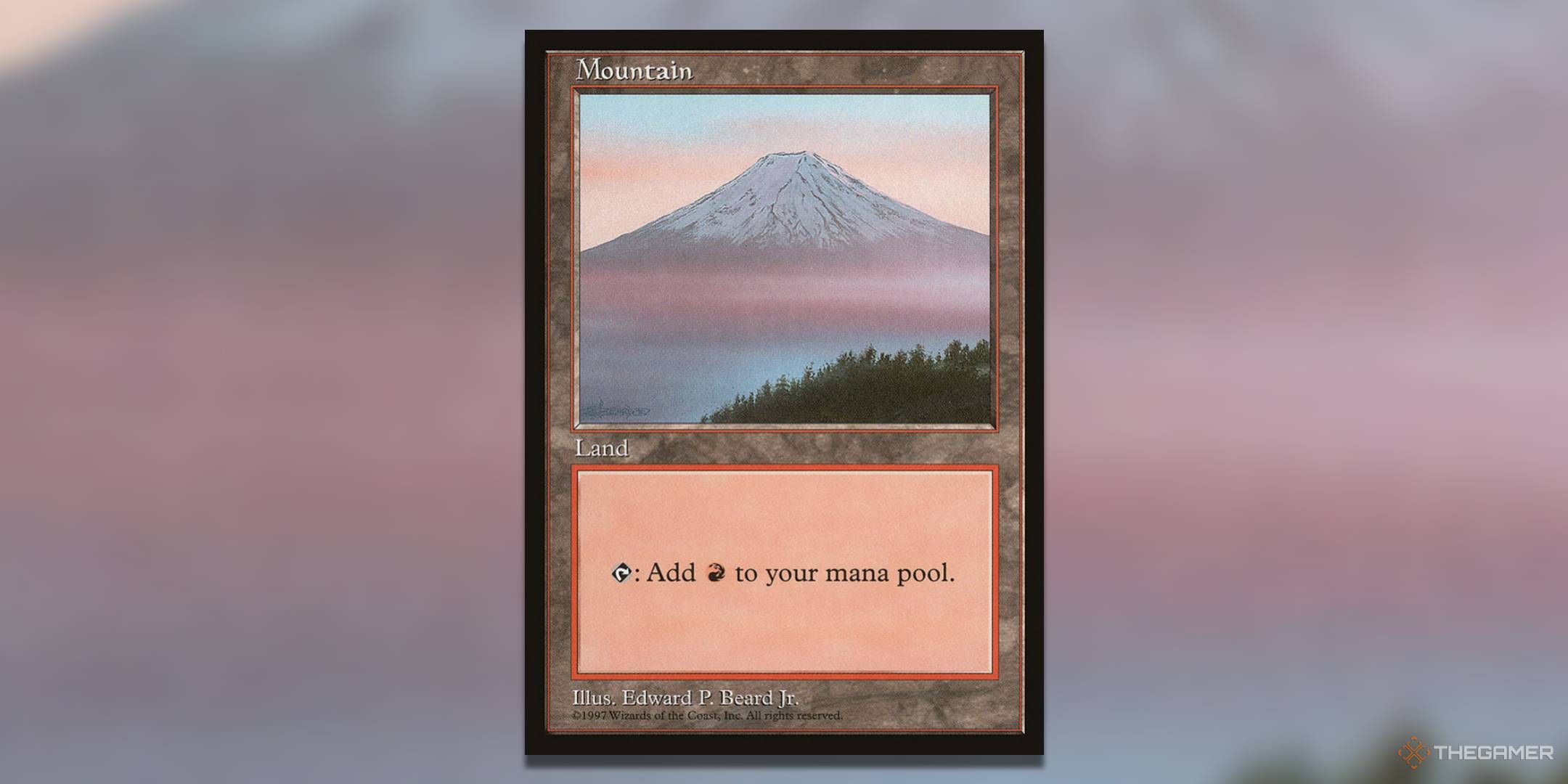 The APAC promo card, which features the Mount Soldier from the Magic: Meeting.