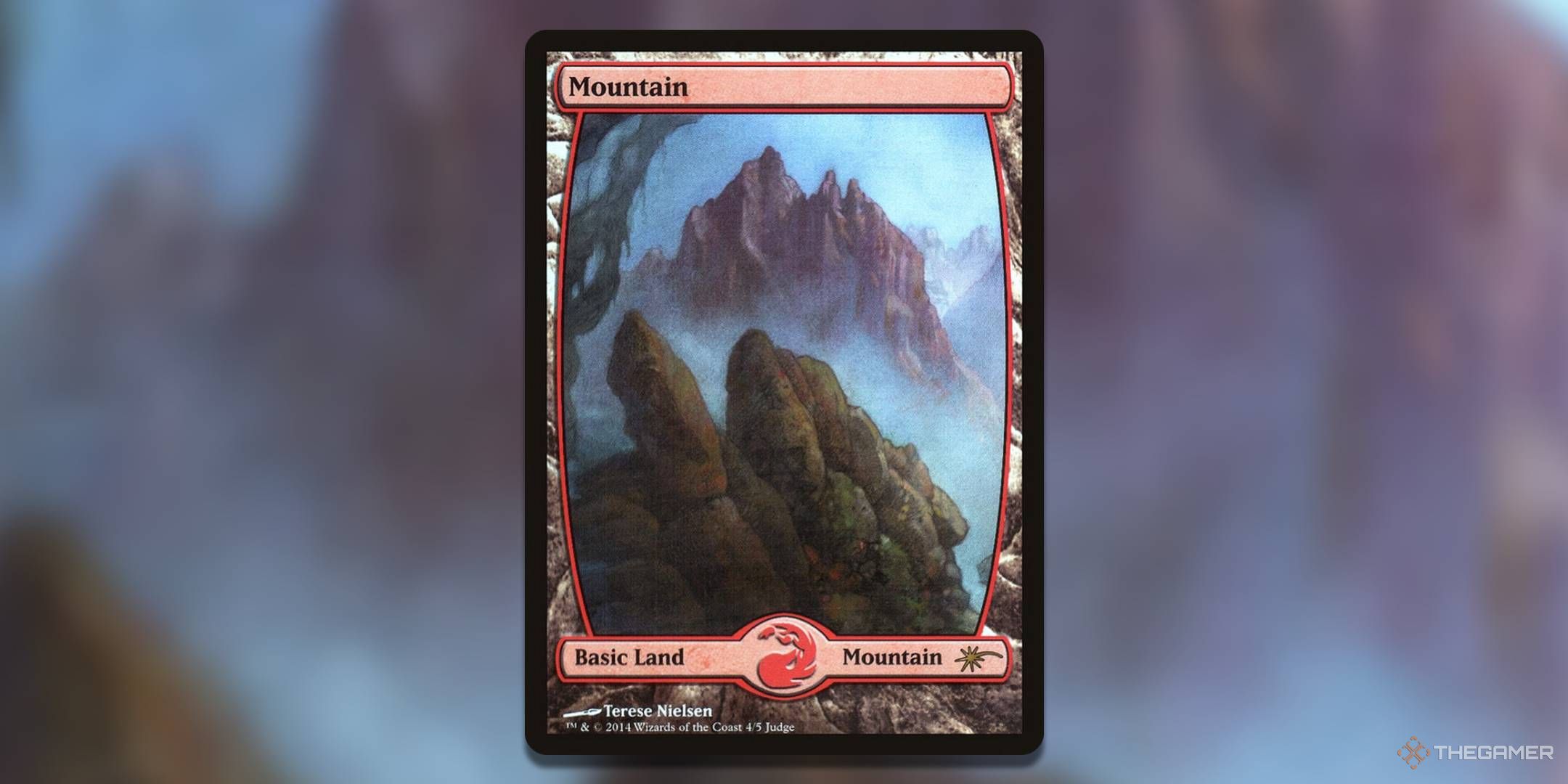 Full Art Judge Promo Mountain Card: Meeting.