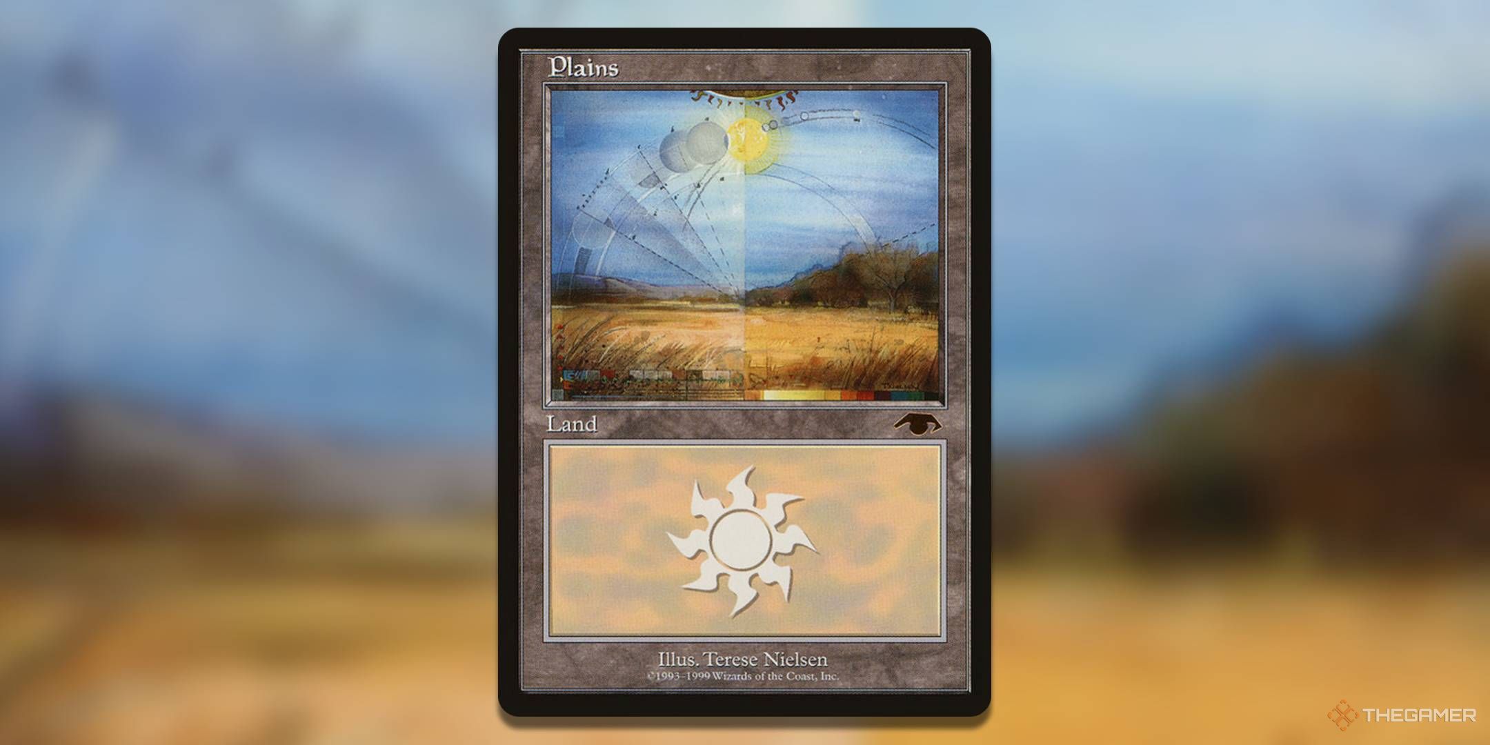 MTG Main Land Card Plain from Terese Nielsen Guru 1