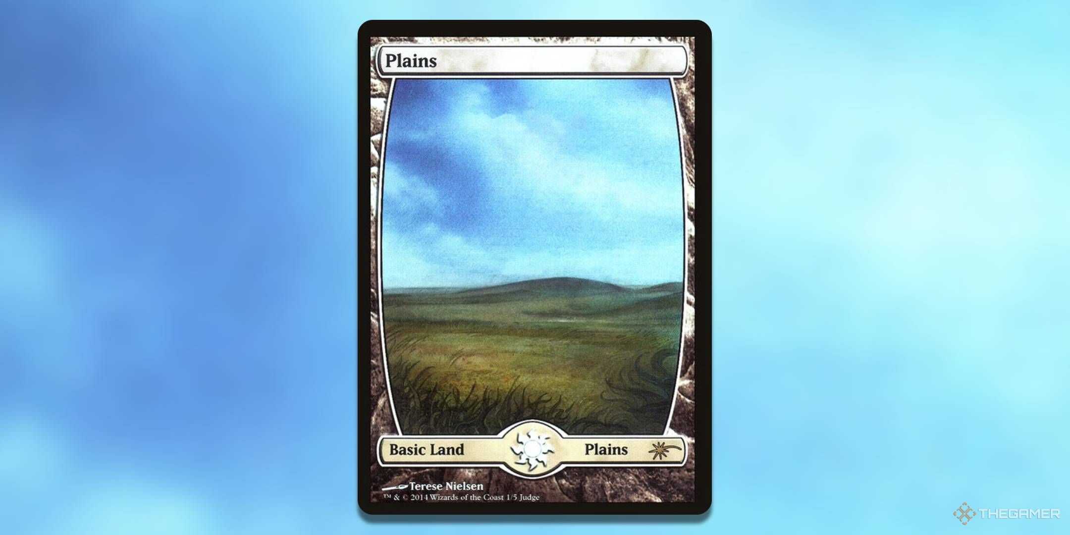 MTG Main Land Card Plains Teresa Nielsen Judge Gift Maps 2014 1