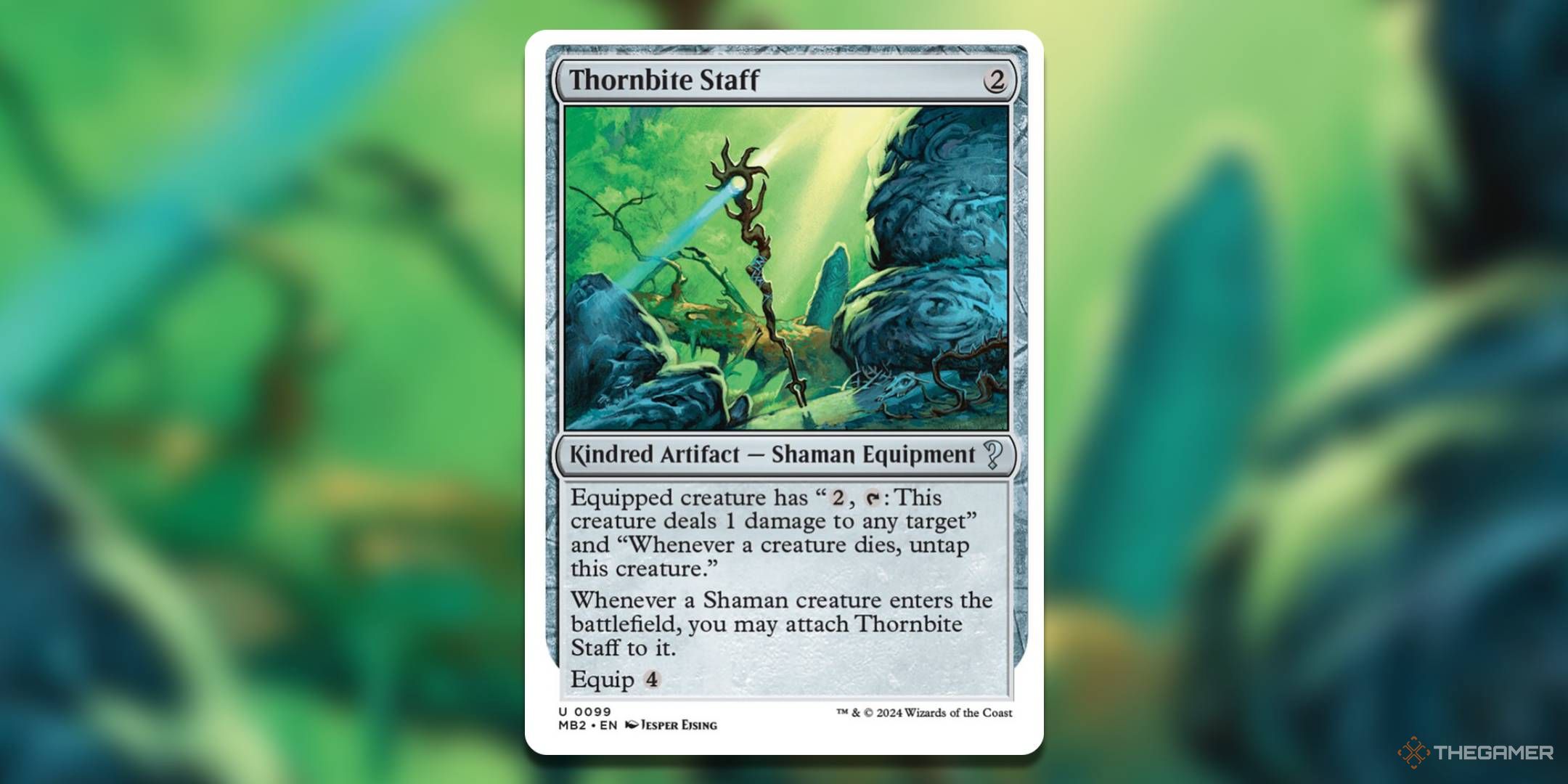 MTG Cards Mystery Booster 2 Thornbite Staff