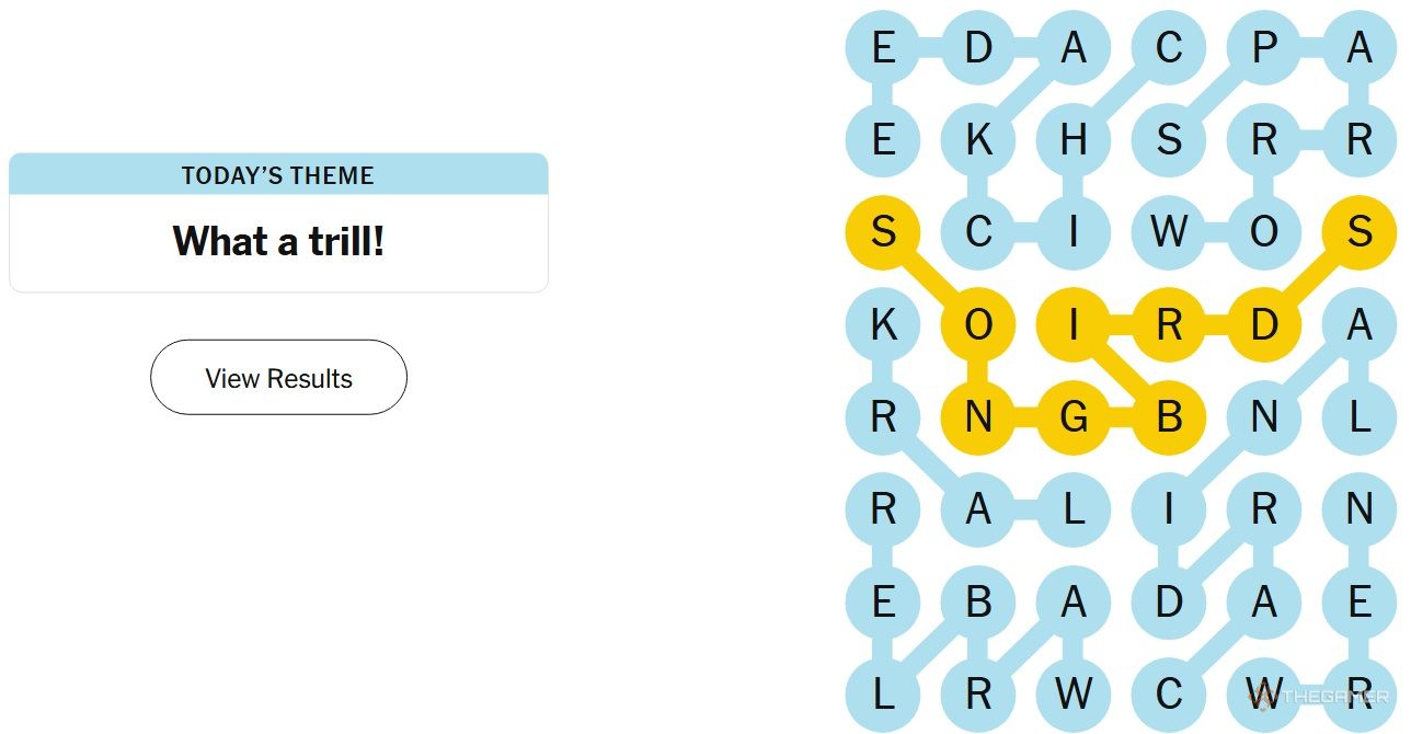 NYT Strands answers for May 1, 2025.