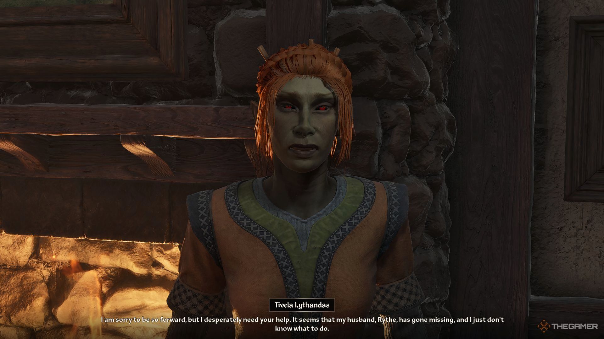 Talking to Player Tyvila Reminded in Obayovin.