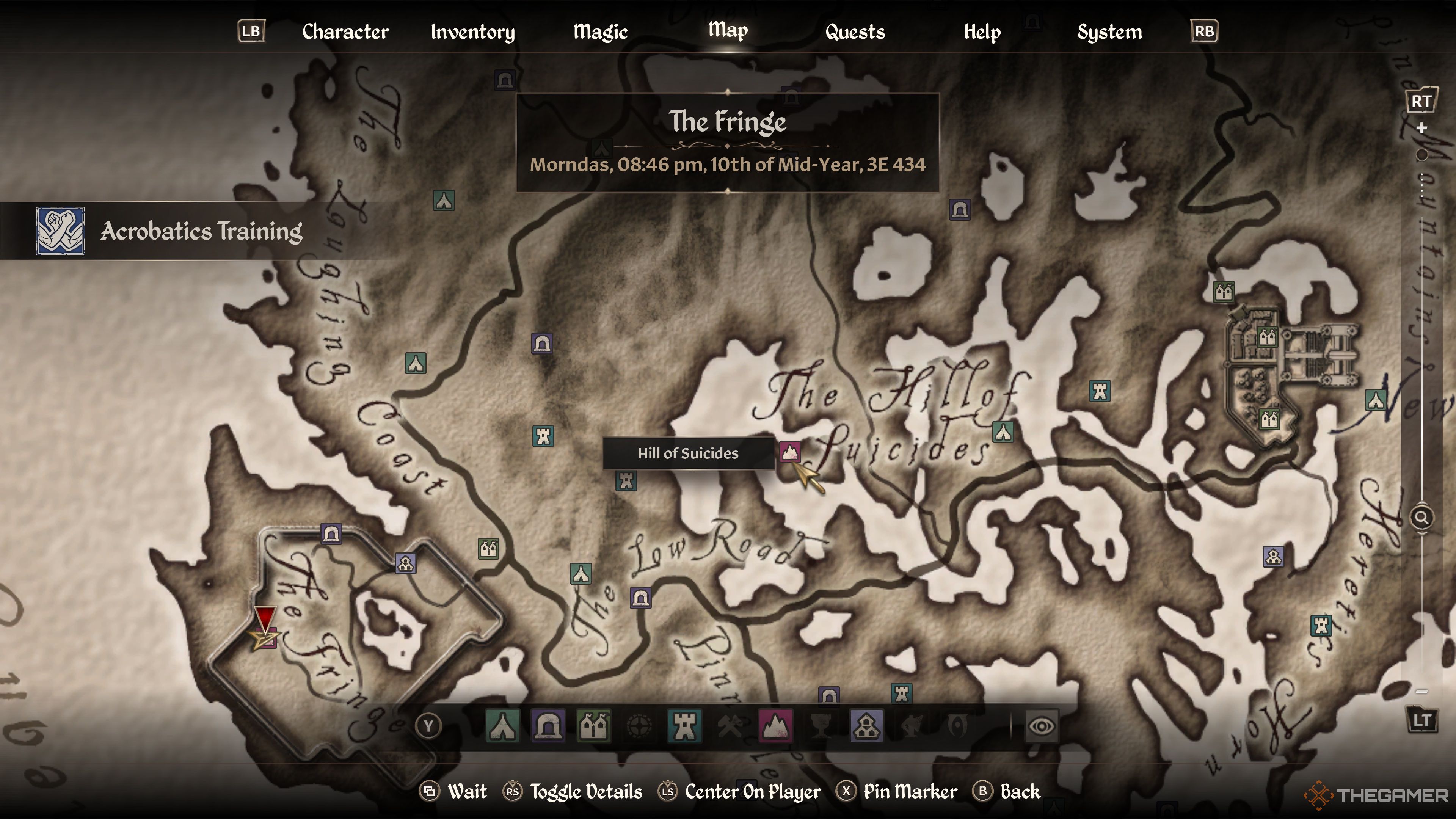Oblivion Remastered Hill Of Suicides On Map 1