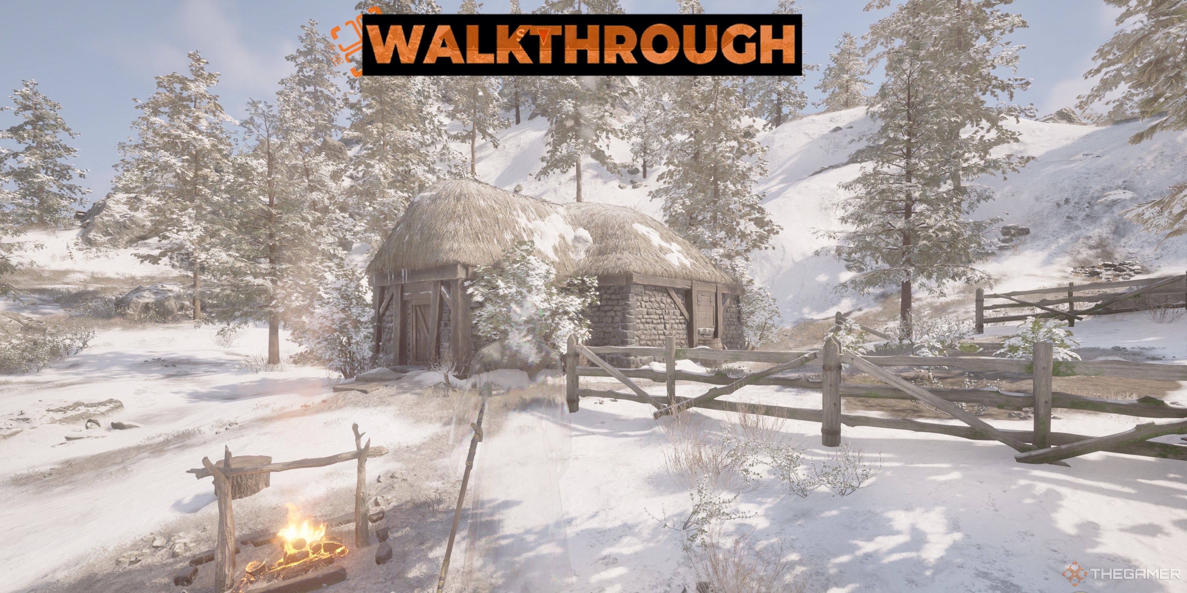 Applewatch sits in the snow during the next relatives in the reconstructed oblivion.