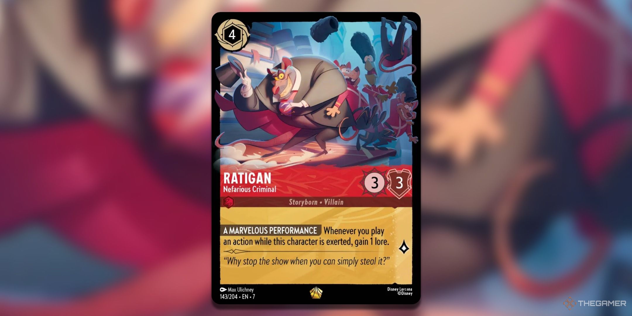 Disney Lorkana Card from the island of Archezia.