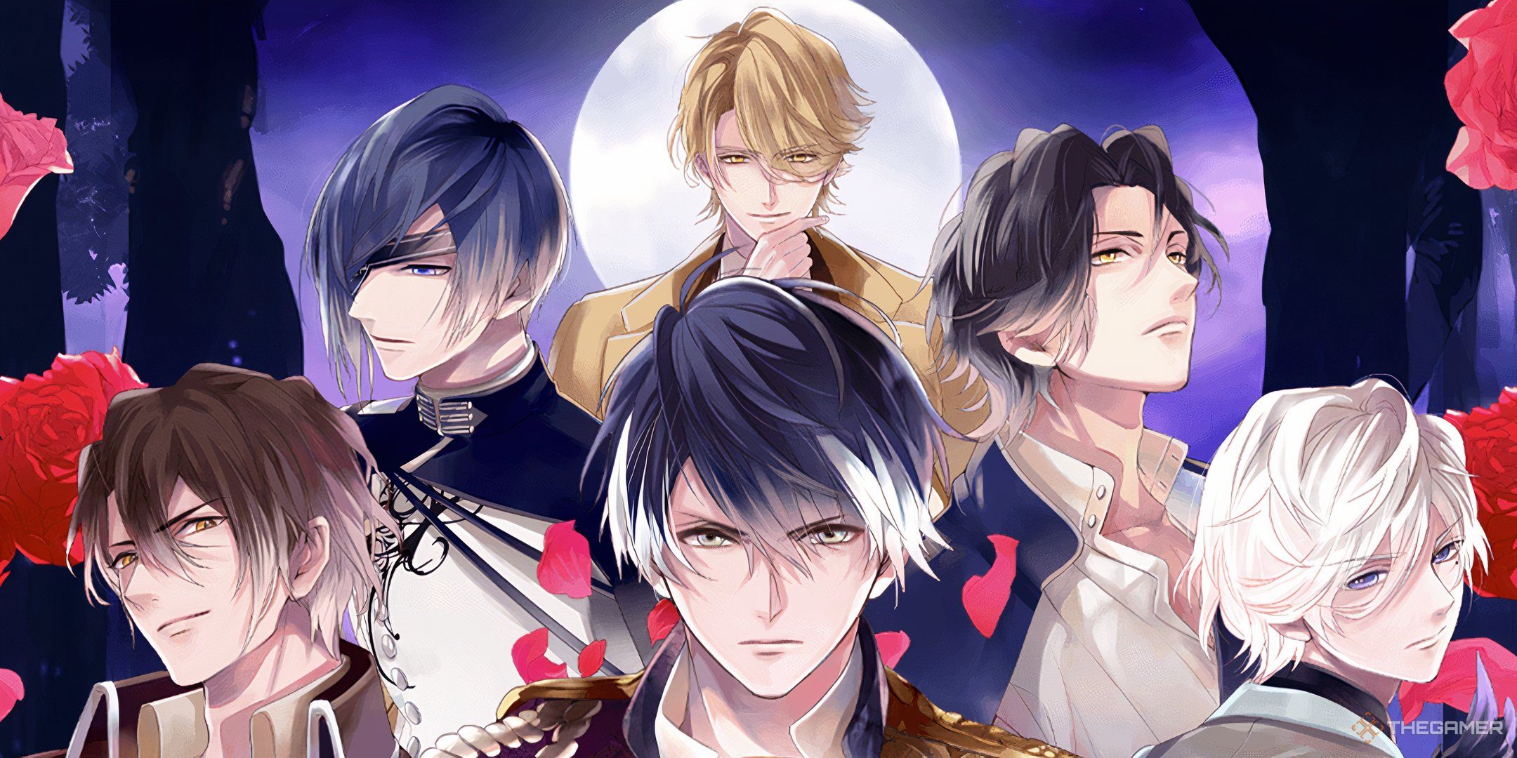 Otome Game Collage of Ikemen Vampire characters.