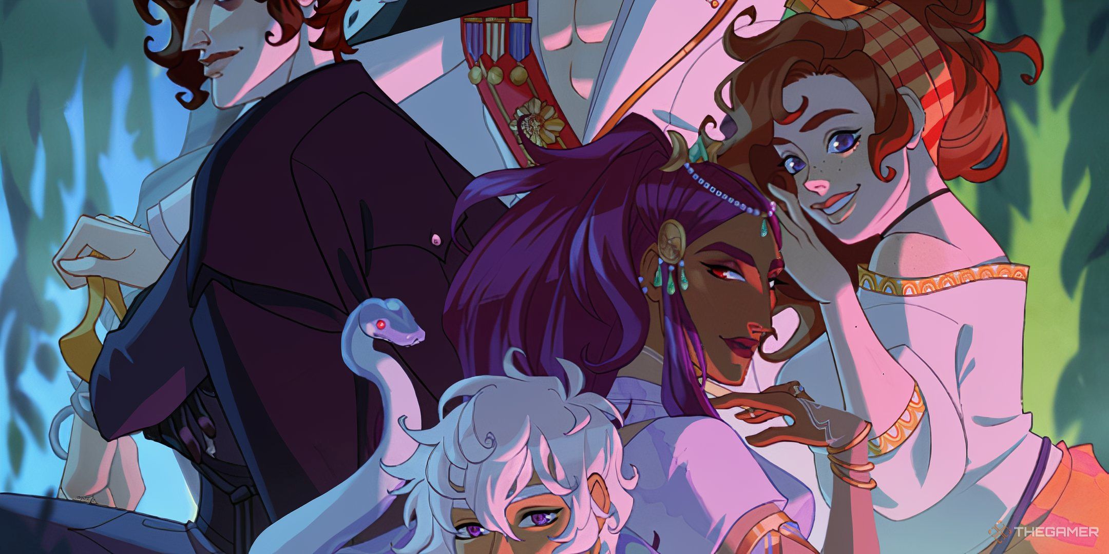 Otome Game Collage of The Arcana characters.
