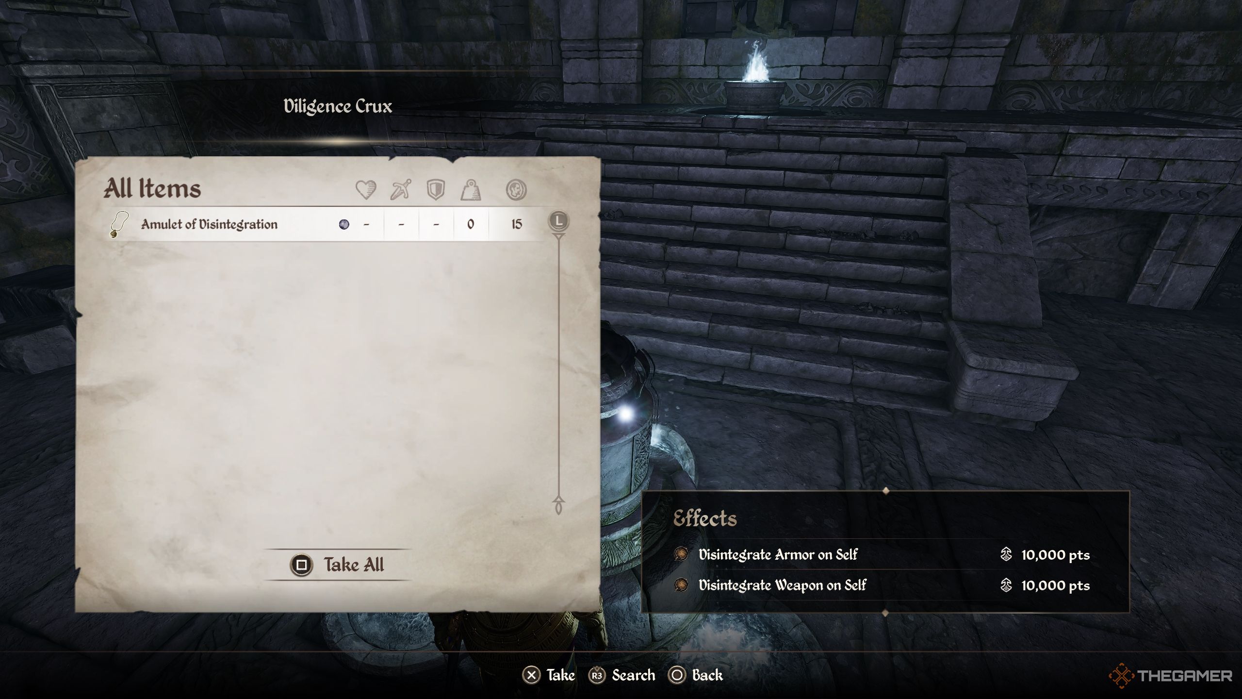Player to get amulet
