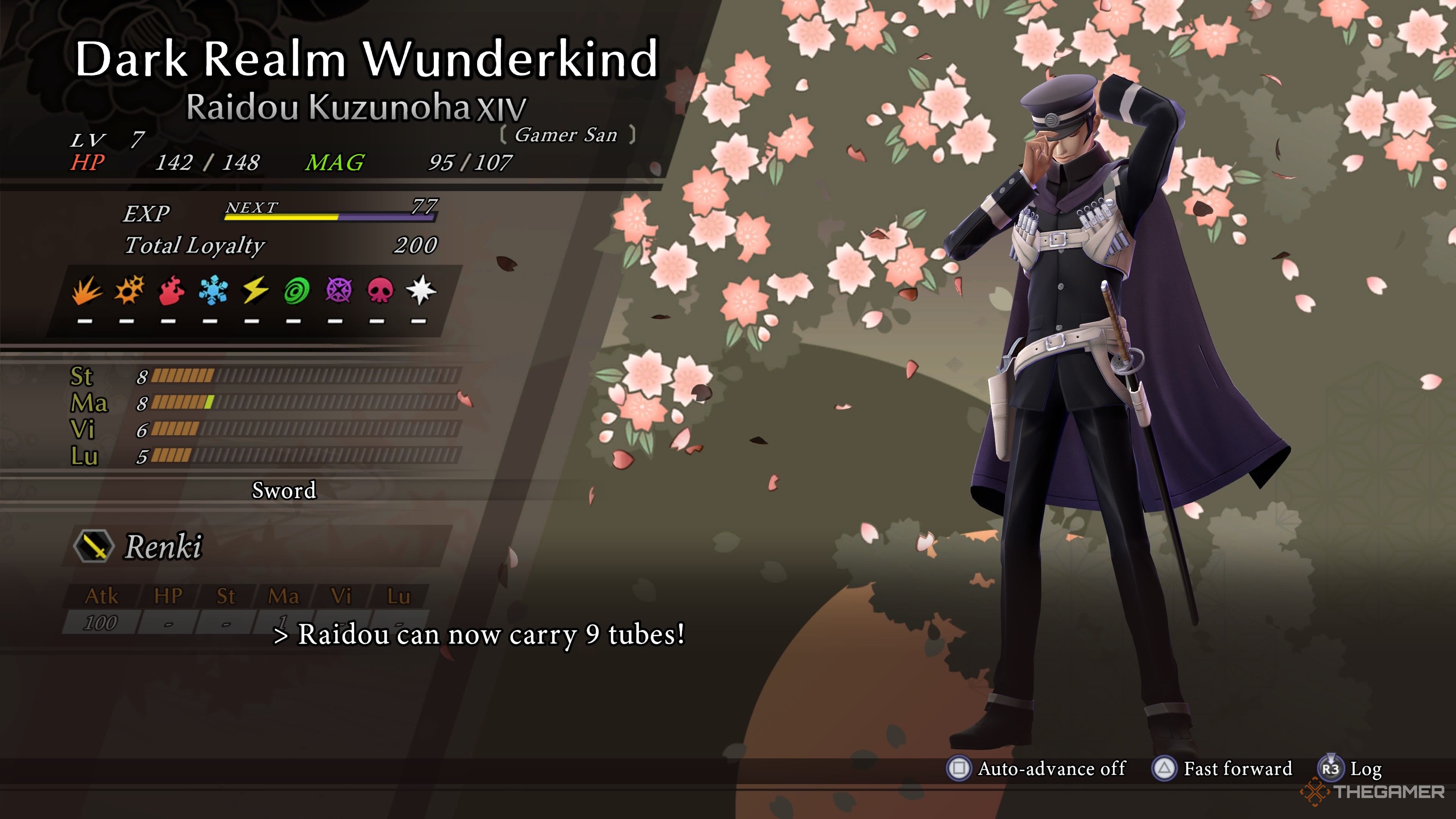 Raidou remarked the mystery of the military without souls as it was able to carry more tubes in Raidou.