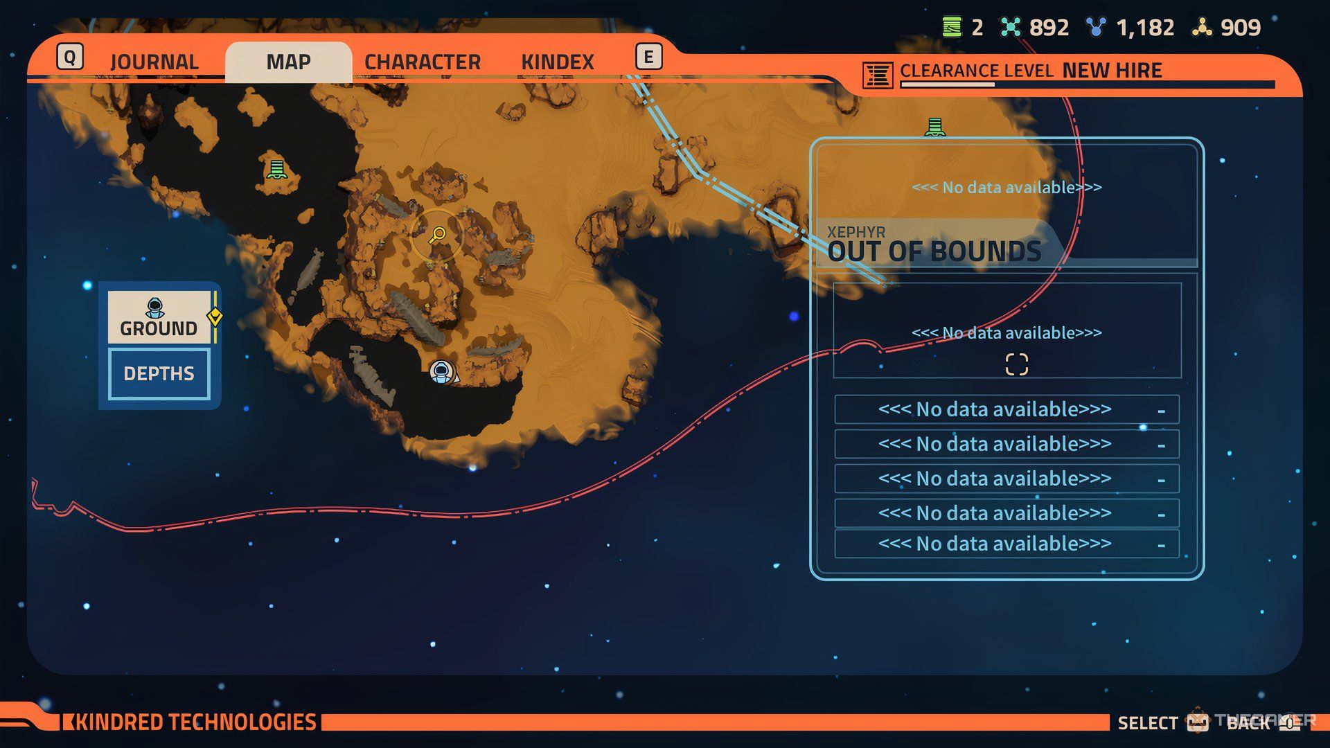 Player at the second crates location that is highlighted on the map of Revenge of the Savage Planet.