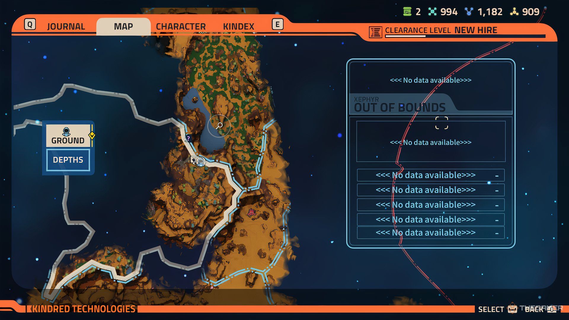 Player at the location of the third crate in Revenge of the Savage Planet.
