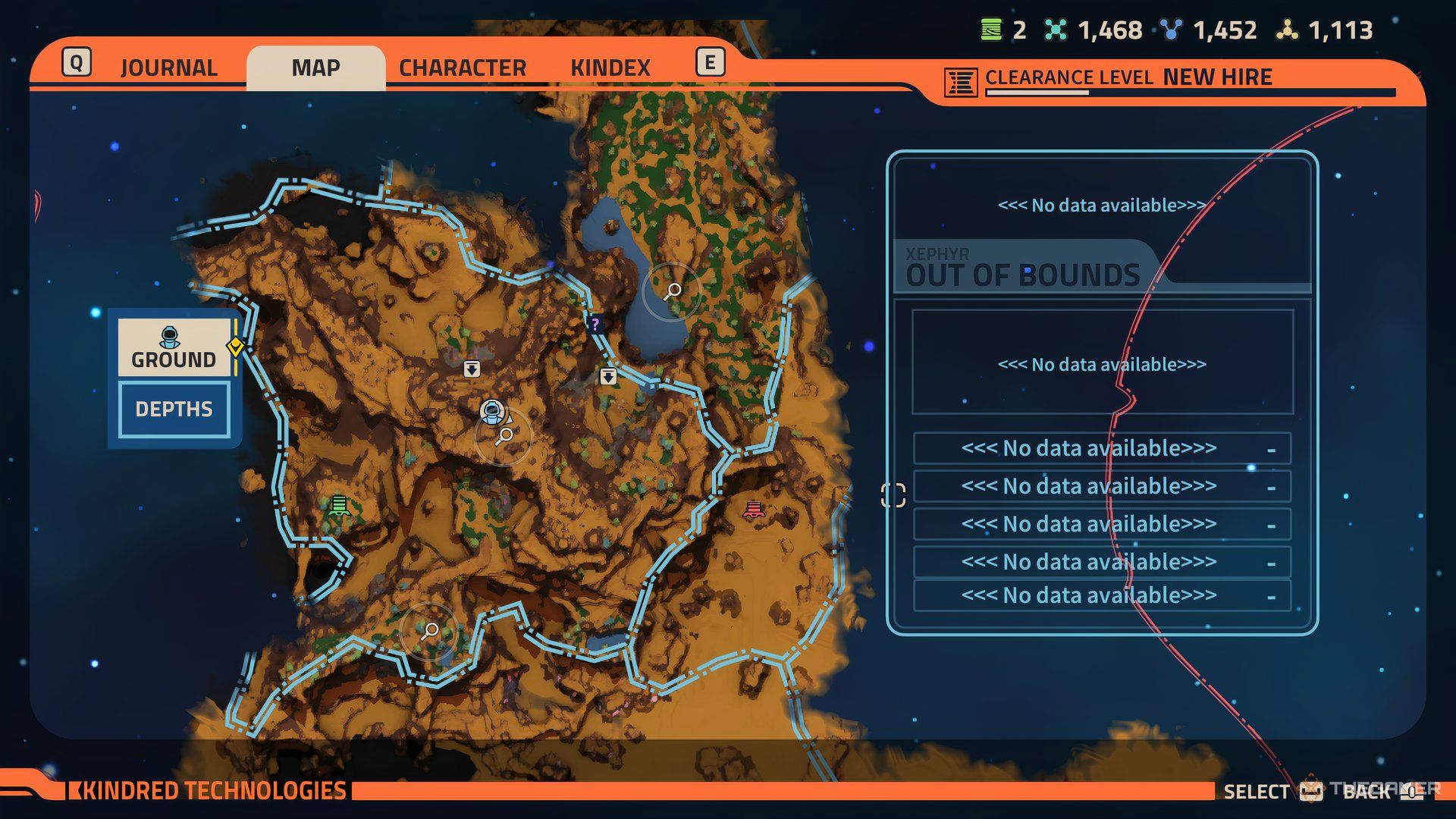 Player's location highlighted at the fourth crate's location in Revenge of the Savage Planet.