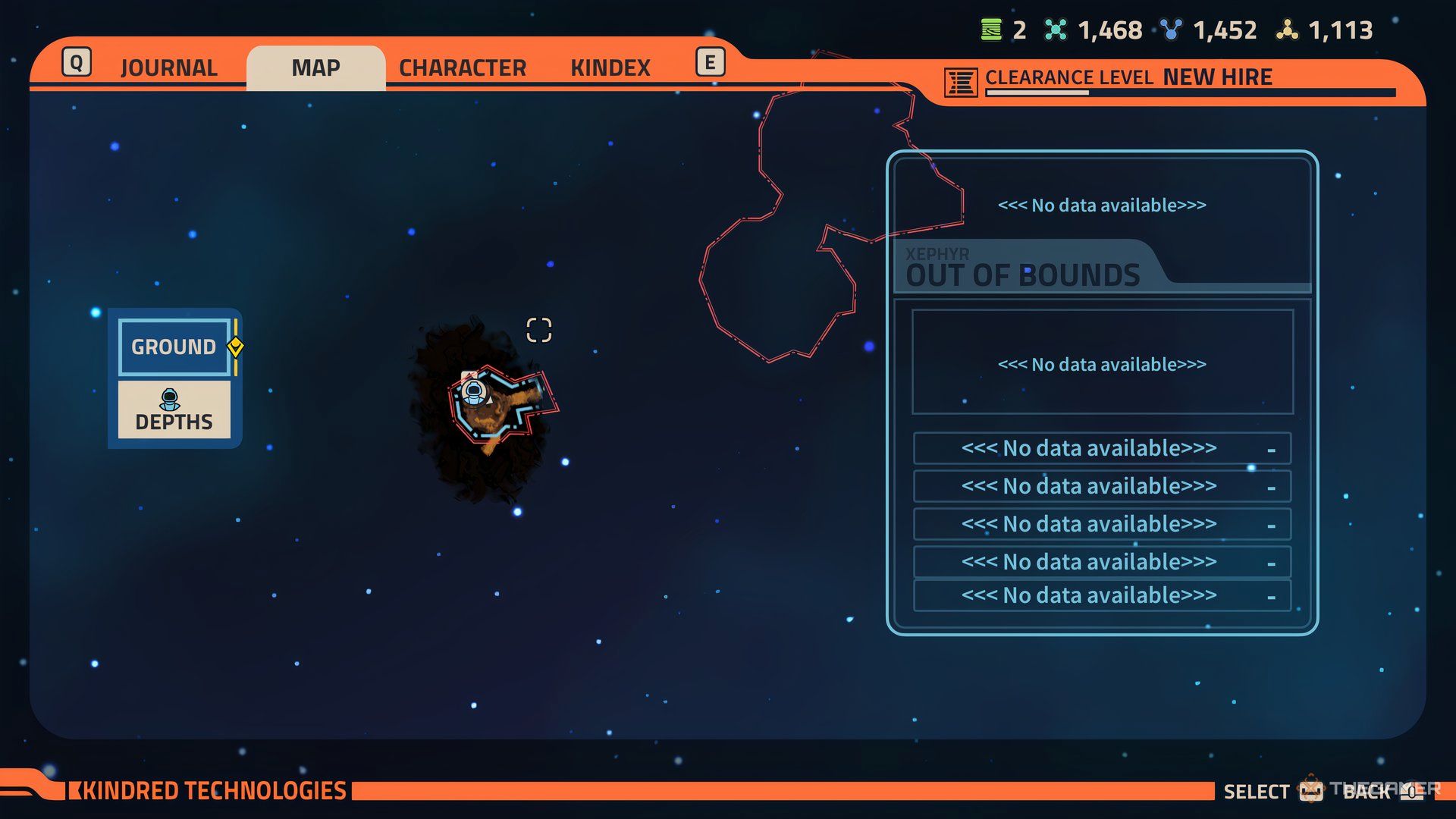 Player's location highlighted on the map where the sixth crate is in Revenge of the Savage Planet.