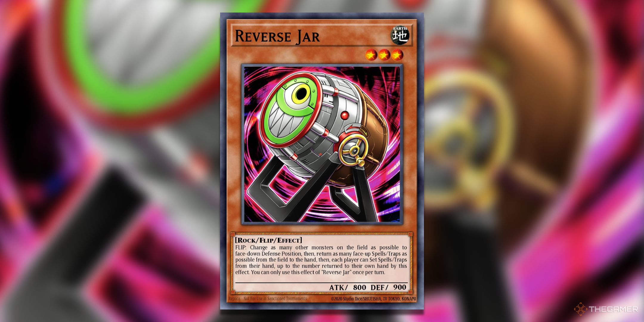 Reverse Jars U-J-Oh! TCG card art.