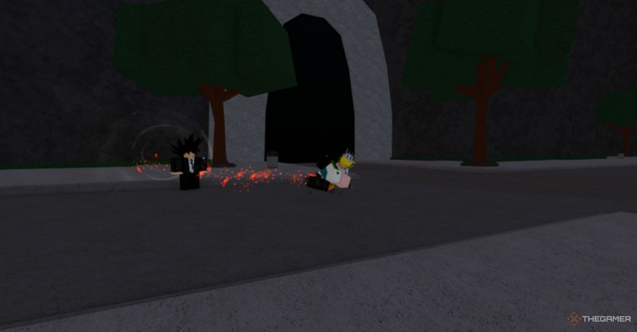 Roblox, the strongest battlefield - Blade Master Dash, escaped action with player dash.