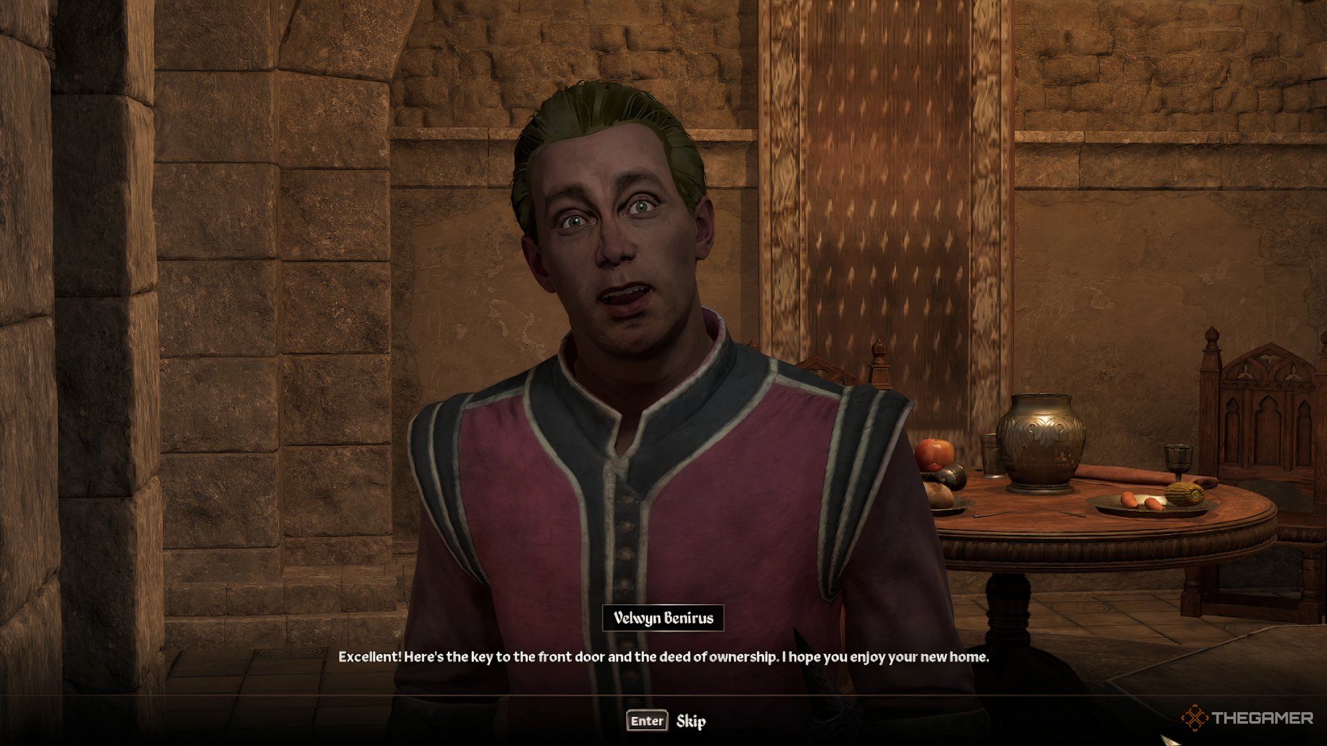 خرید مننور Benirus از Velwyn Benirus در Elder Scrolls IV Oblivion Remastered.