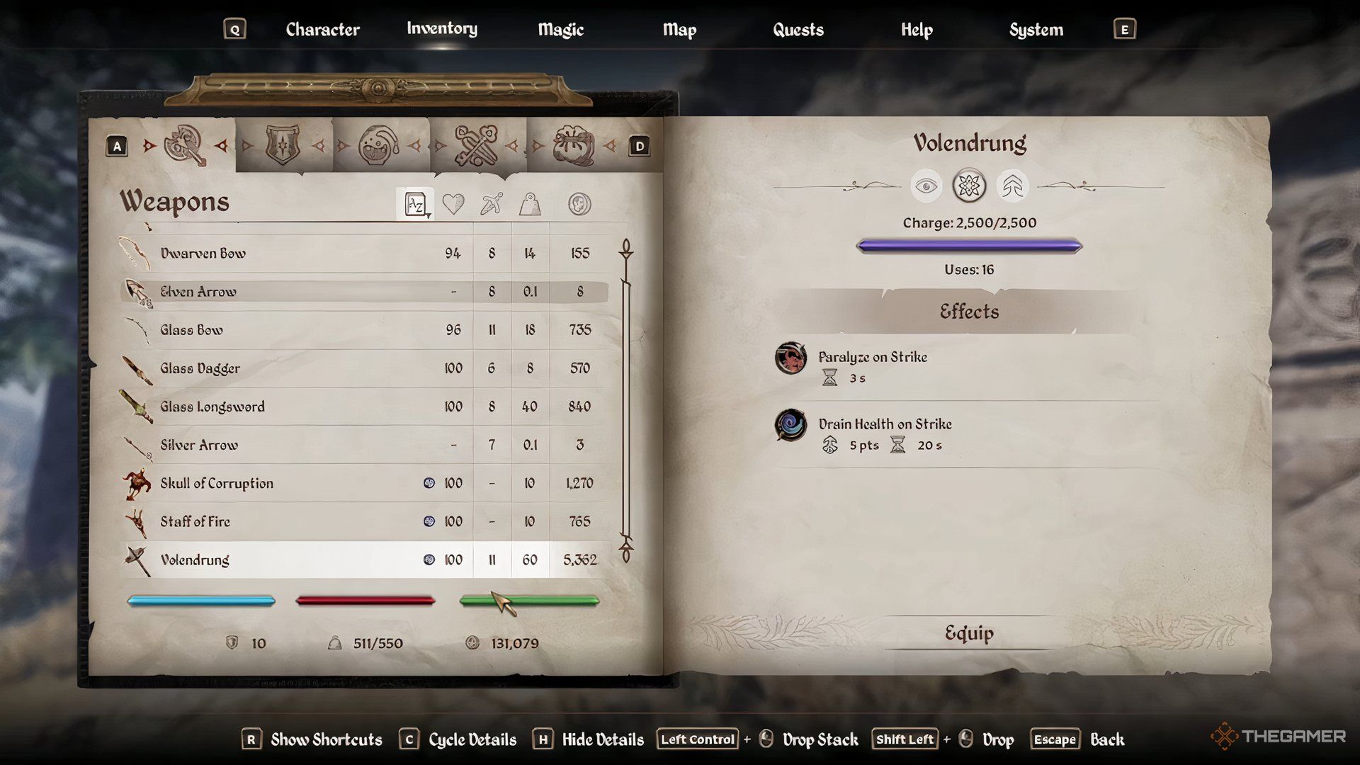 Volendrung در Elder Scrolls IV Oblivion Remastered.