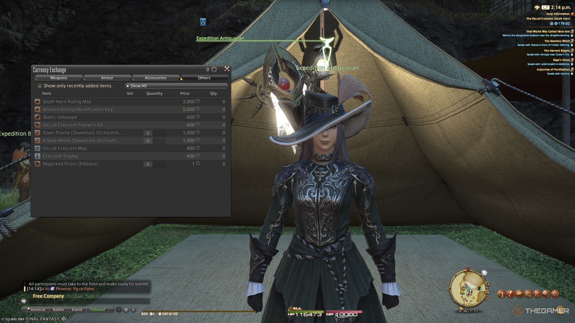 کالاهای Antiquarian Expedition در Final Fantasy 14.