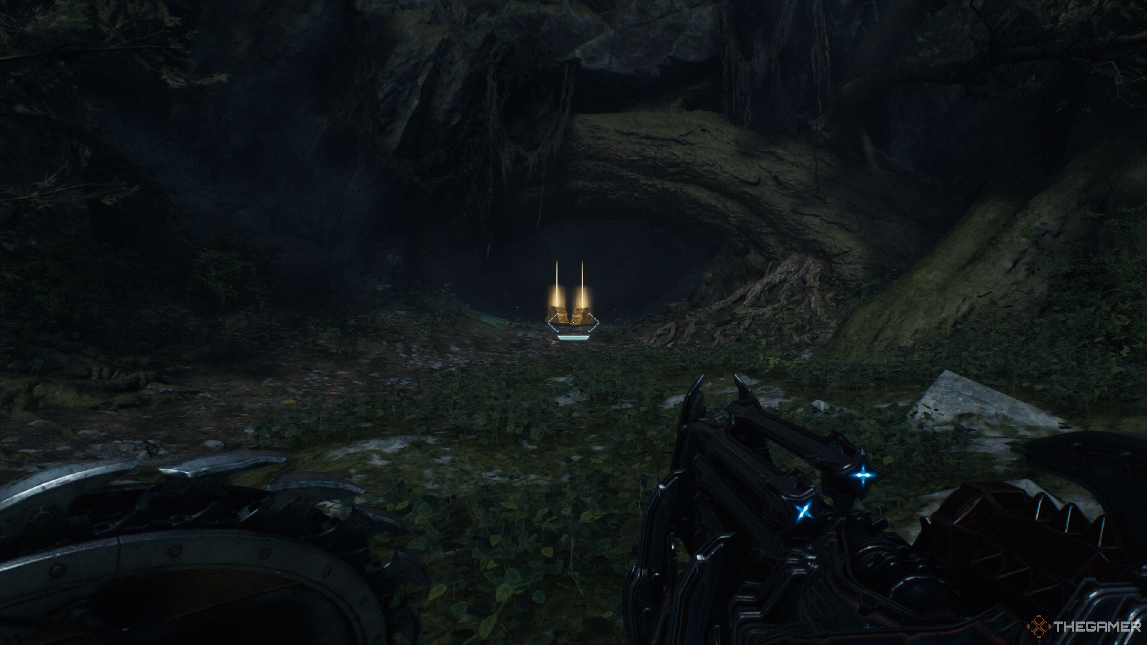 The gold under the tree in The Abyssal Forest of Doom The Dark Ages.