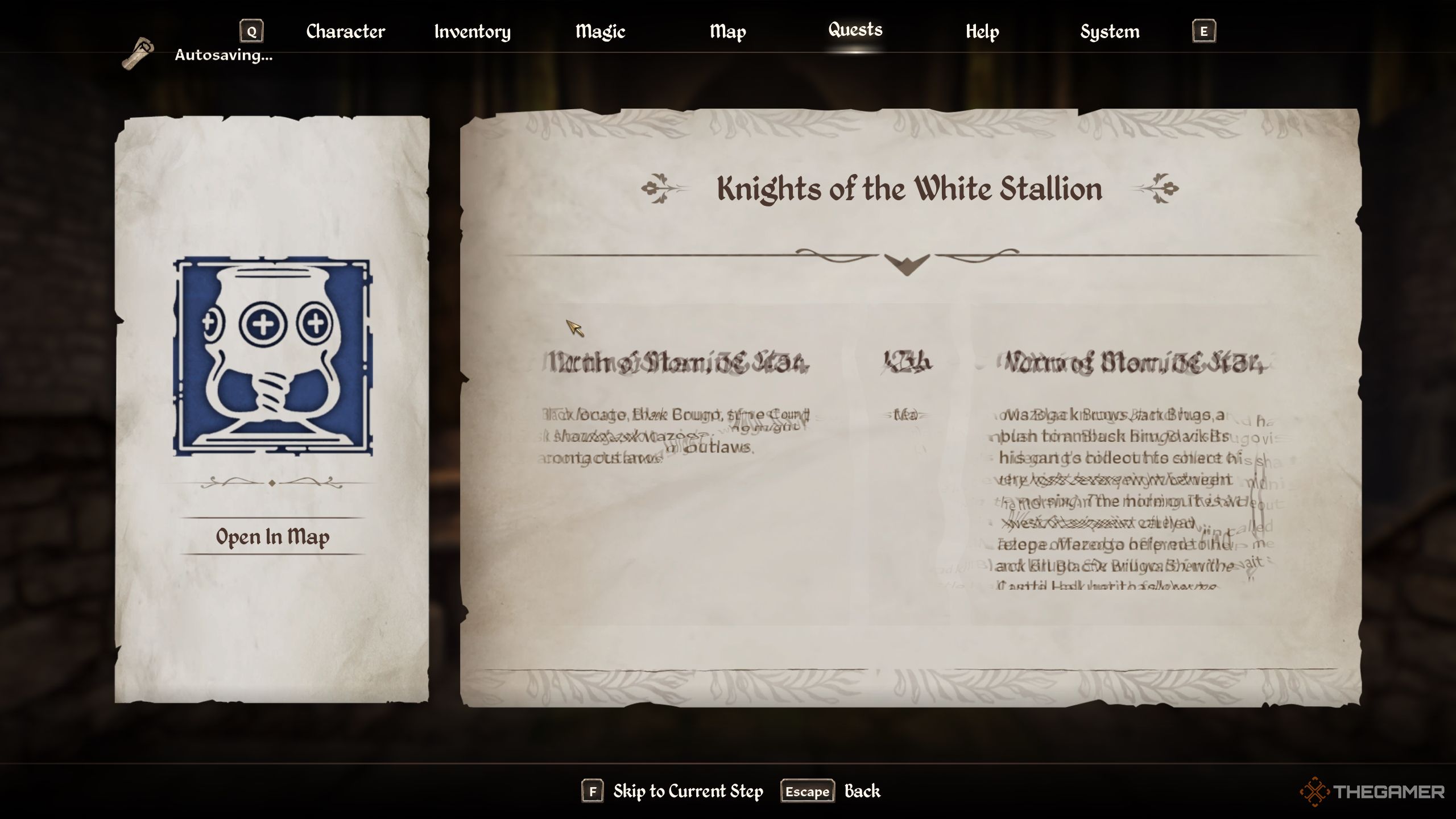 The Knights Of The White Stallion quest - Oblivion Remastered