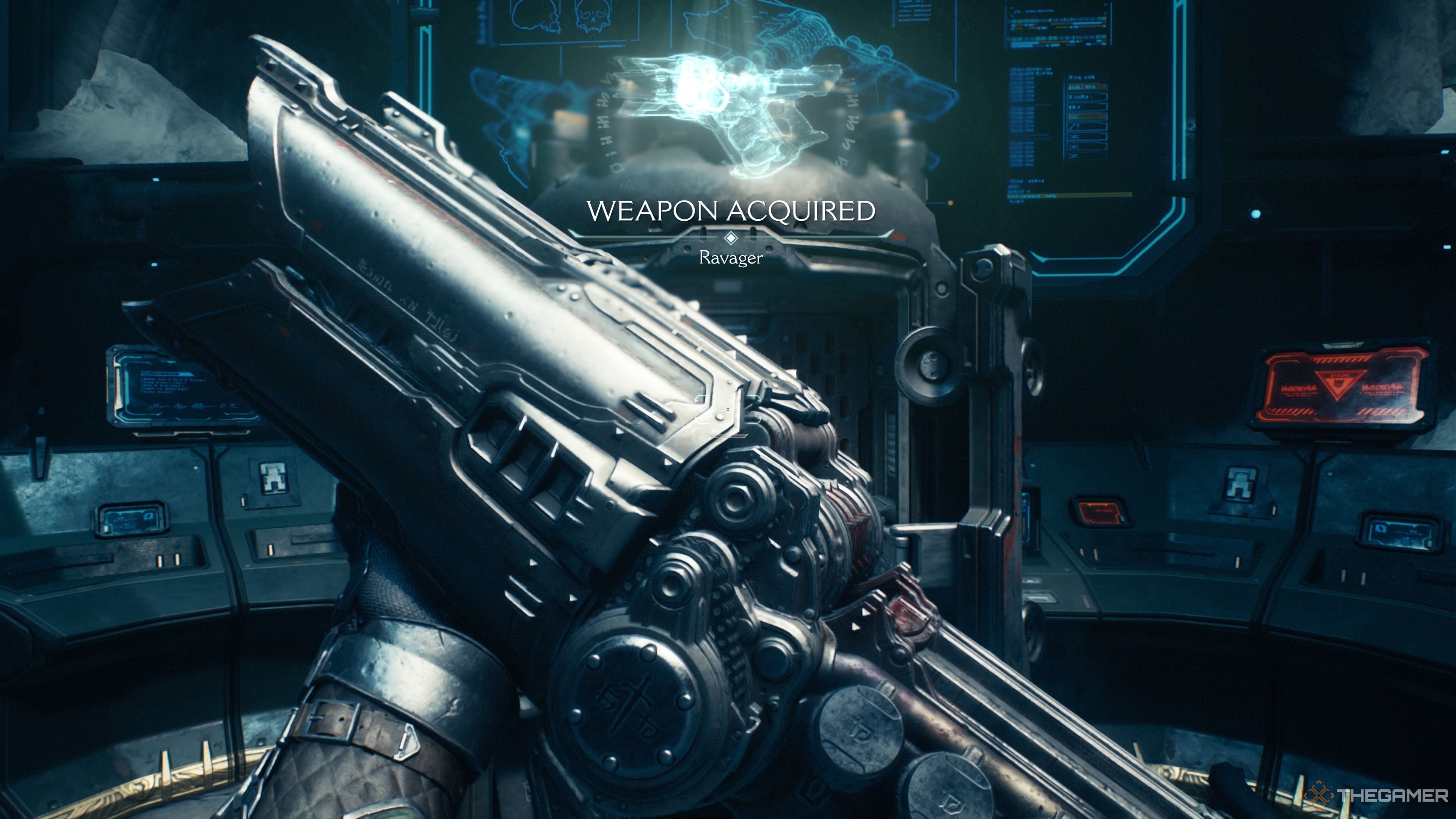 The Ravager Gun in The Sentinel Command Station of Doom The Dark Ages.
