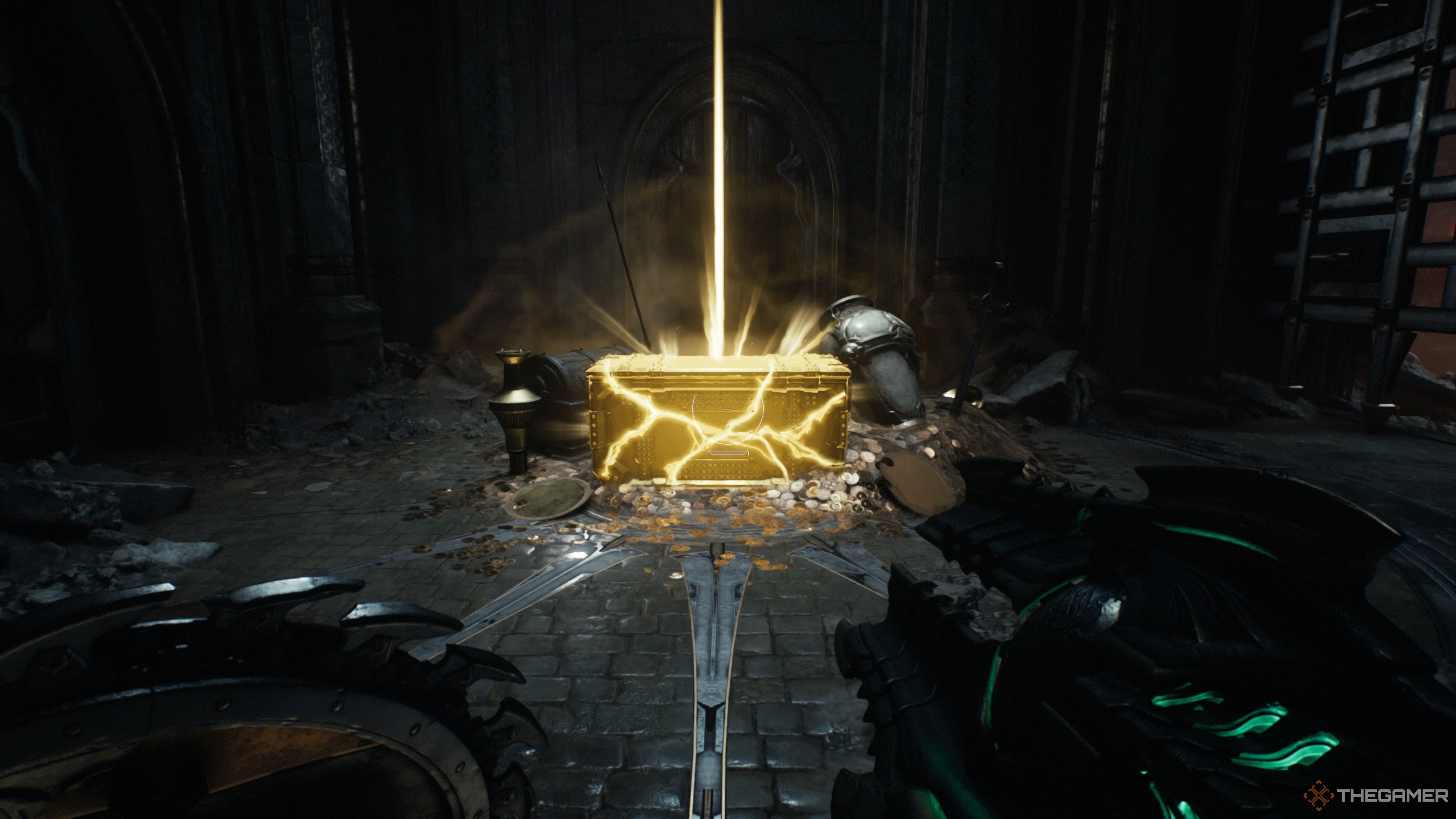 The second chest in The Abyssal Forest of Doom The Dark Ages.