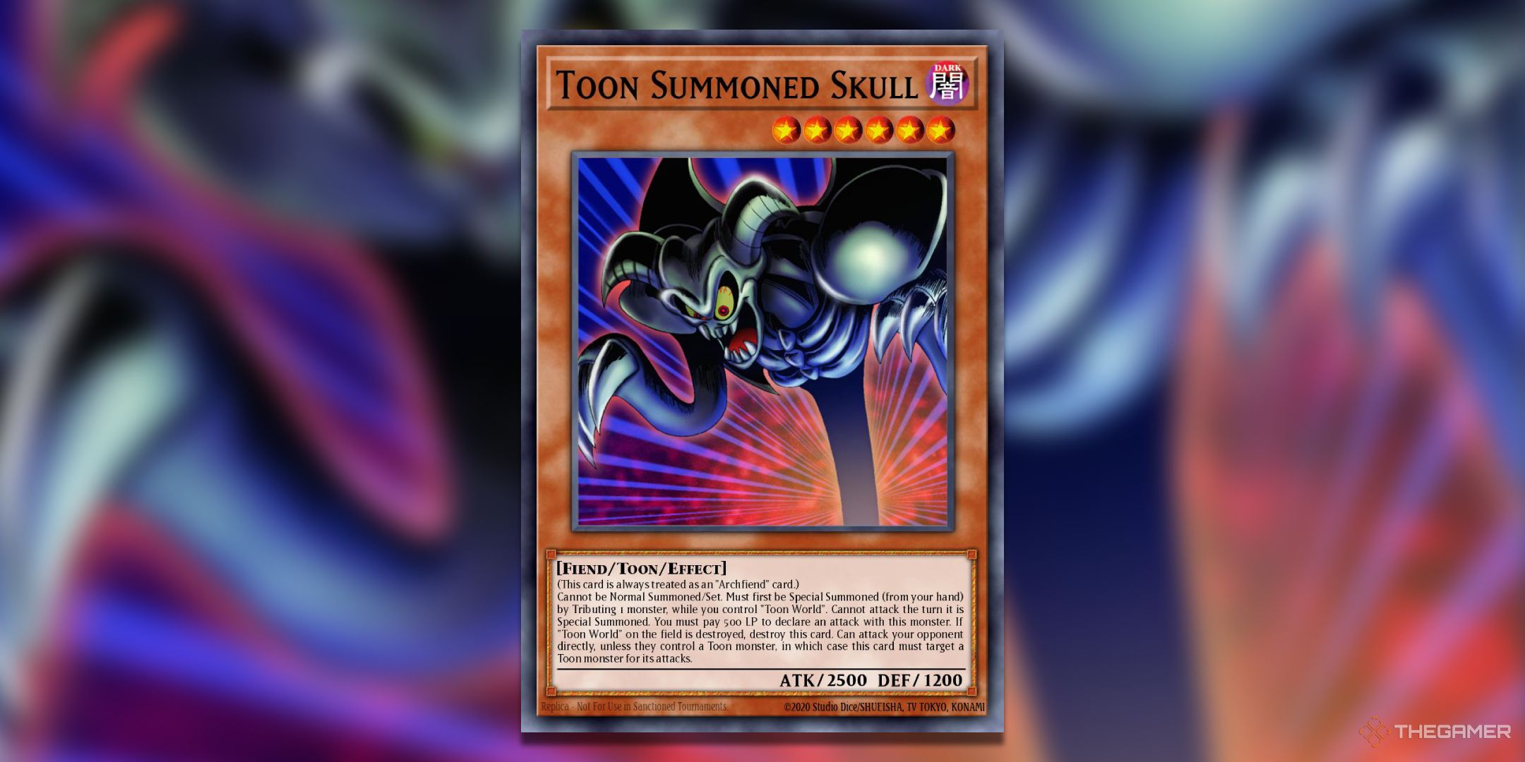 TOON جمجمه Yu-Gi-OH را احضار کرد! هنر کارت TCG.