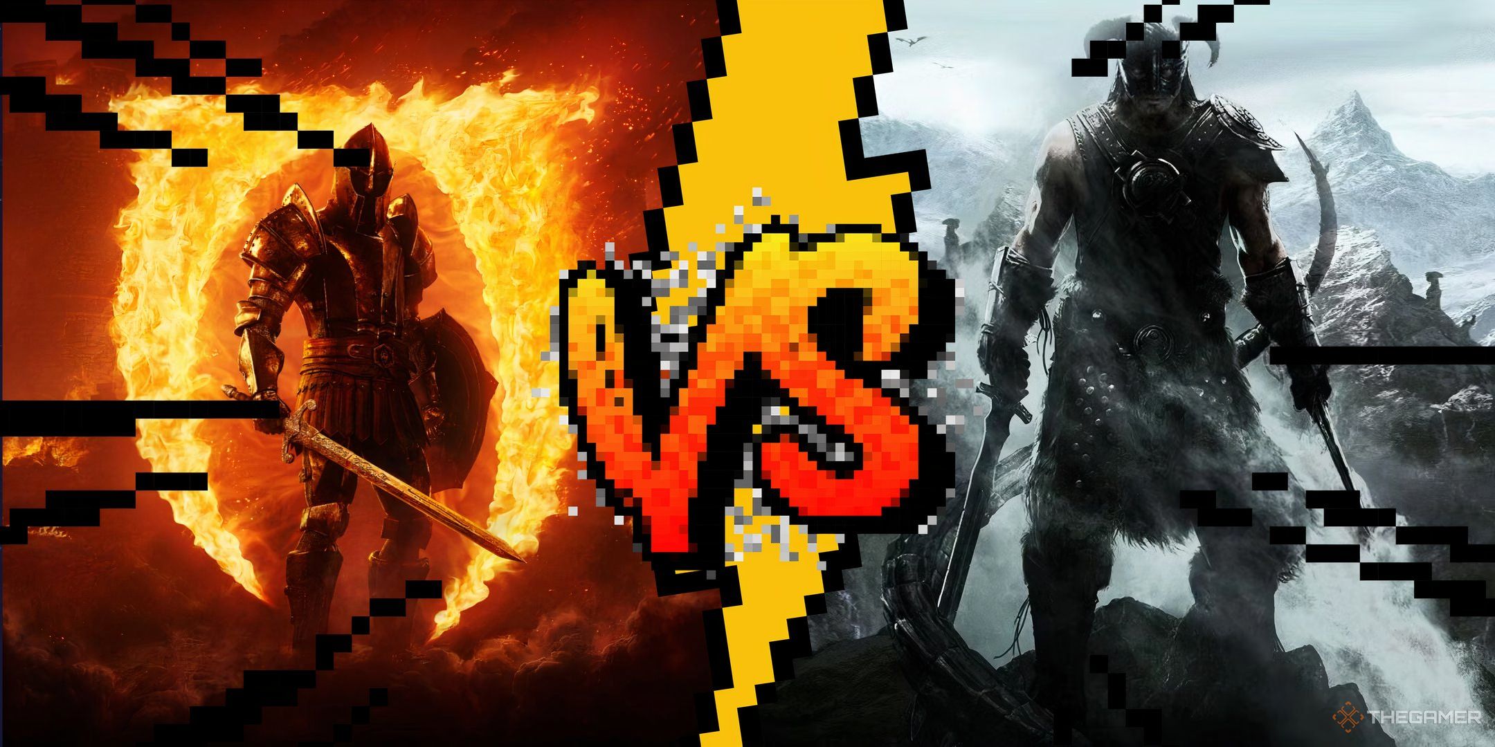Oblivion Remastered Vs. Skyrim.