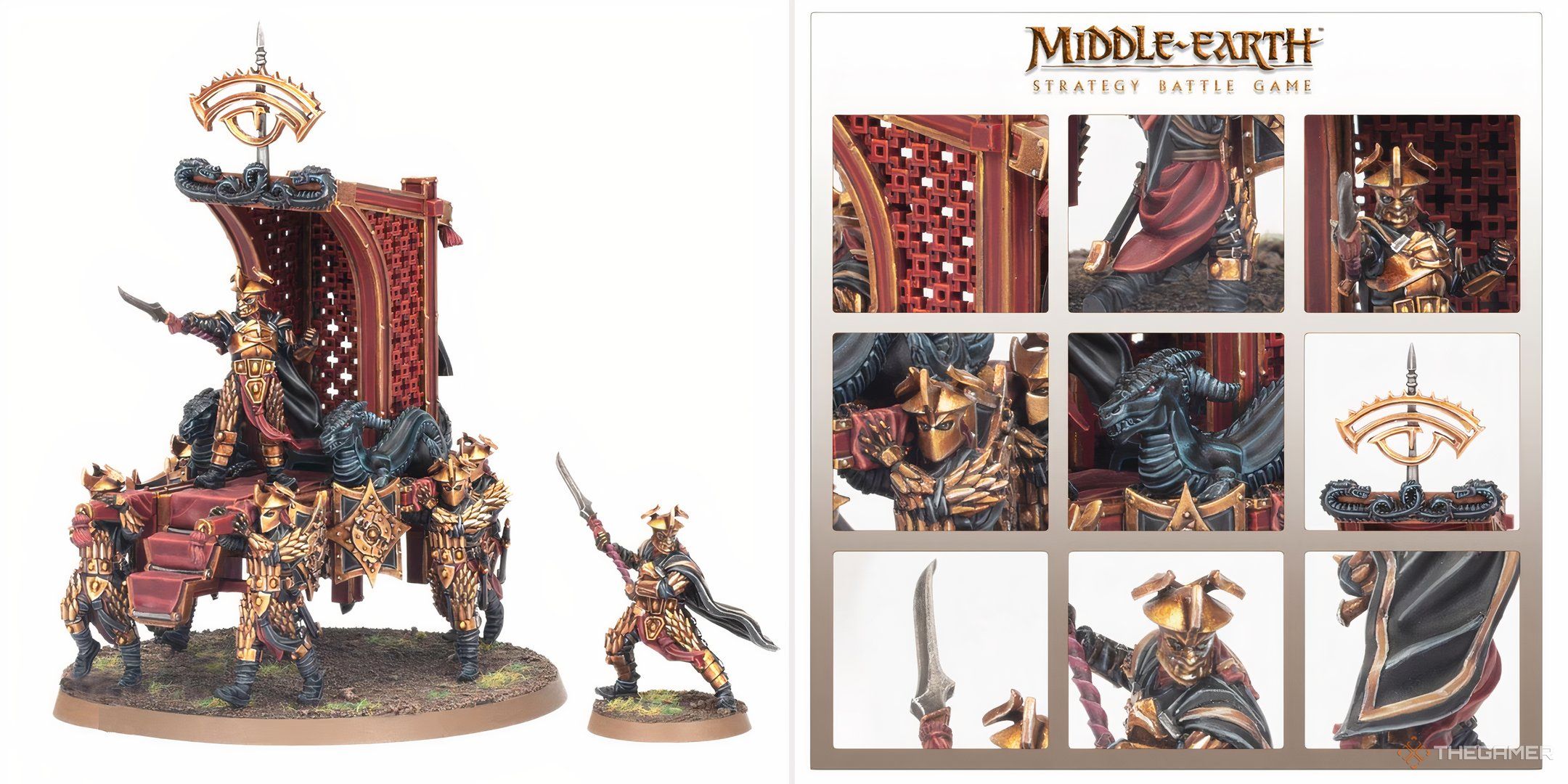 Warhammer Lotr Middle Earth Dragon Emperor of Rhun Miniature