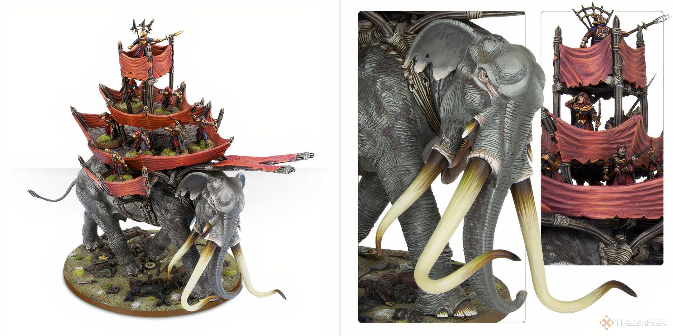 Warhammer Lotr Middle Earth War Mumak by Harad Miniature