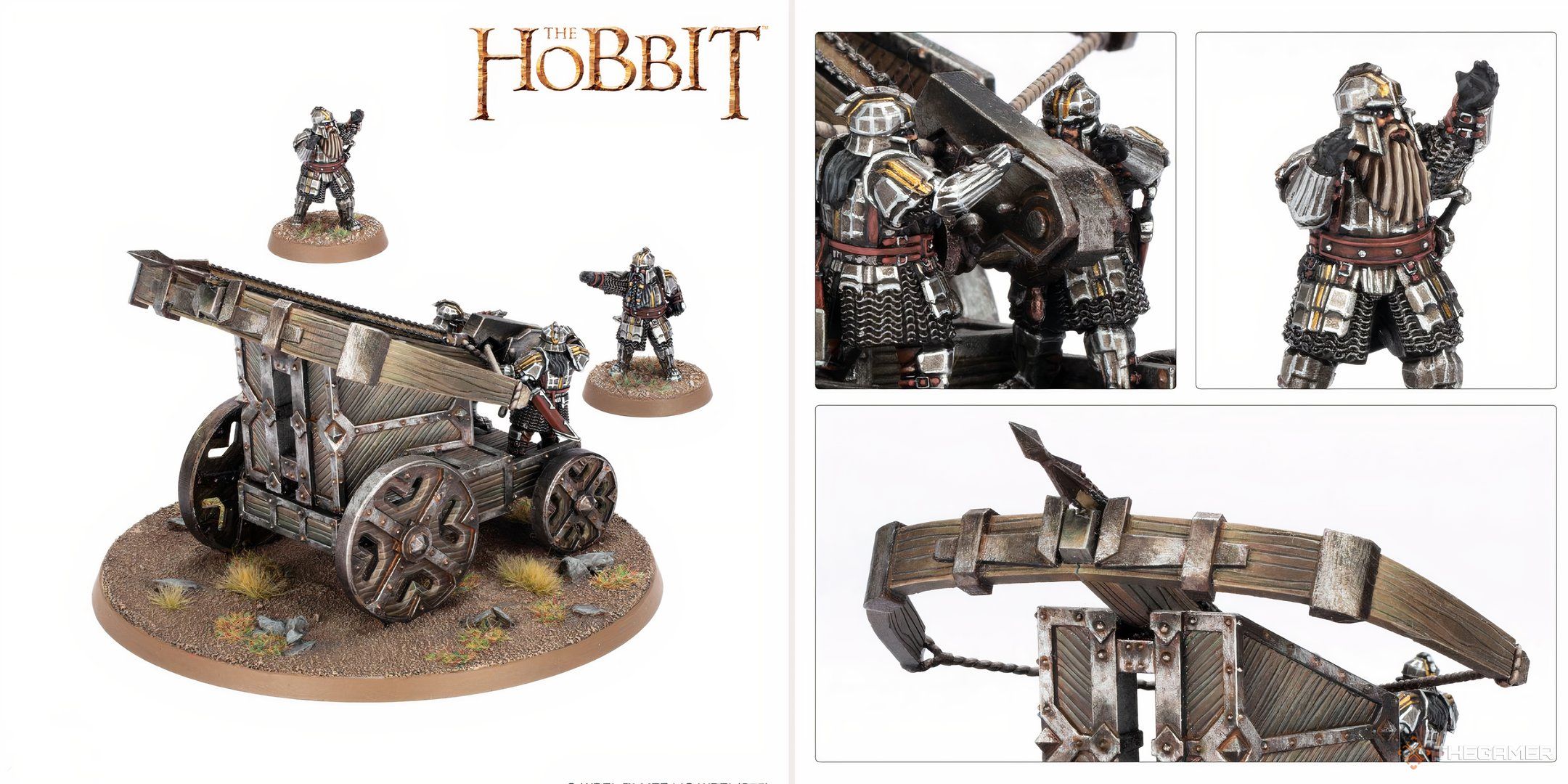Warhammer Lotr The Hobbit Iron Hills Dwarf Balista Miniature