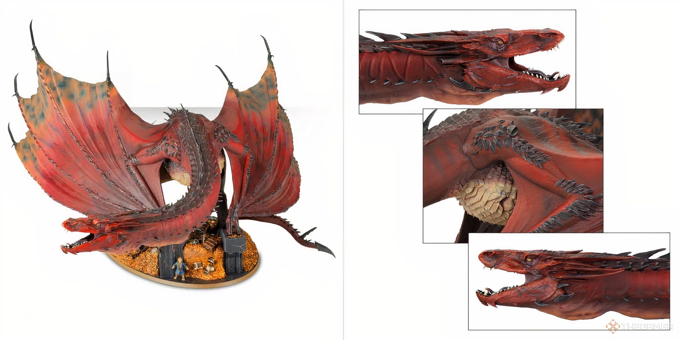 Warhammer Lotr The Hobbit Smaug in miniature