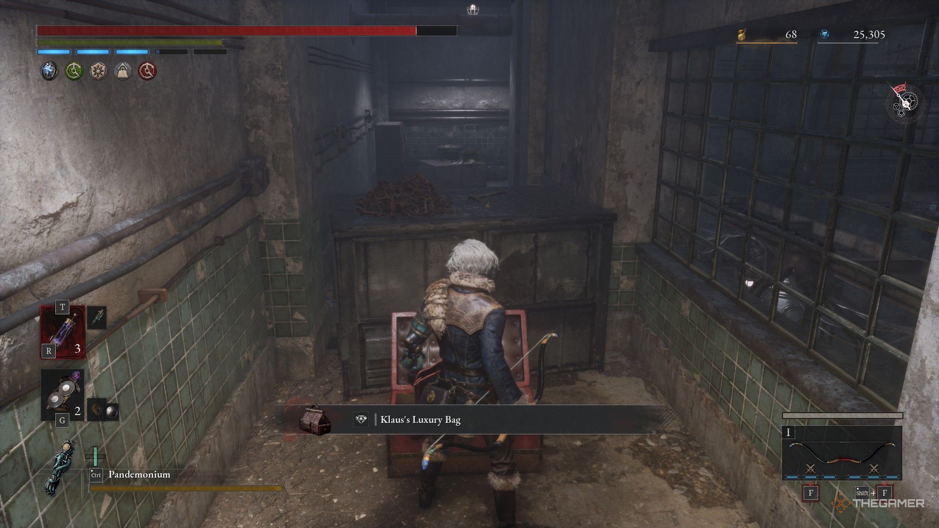 Player finds a luxury bag of the fortress in the till of fortress in the tune of the PHEer.