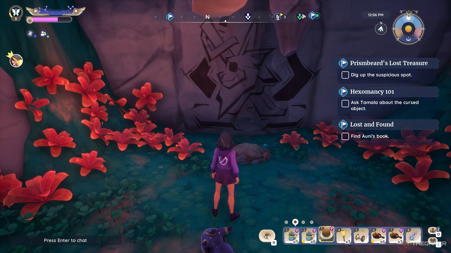 Finding Where X Marked The Spot On The First Treasure Map In Palia.