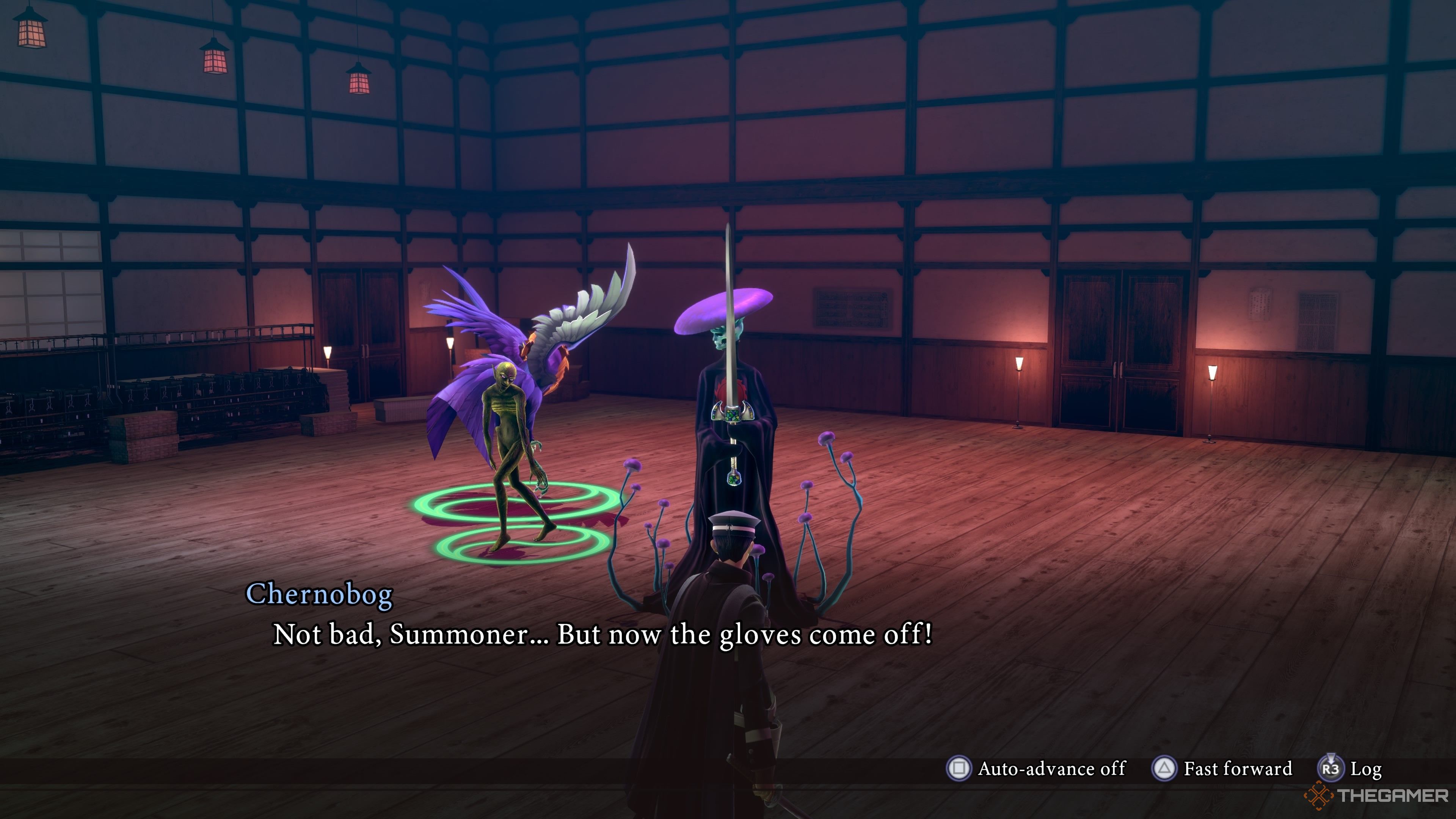 Chernobog, who ridiculed Raidou with GHOUL and ANZU in the background of Raidou, remarked the mystery of the military without souls.