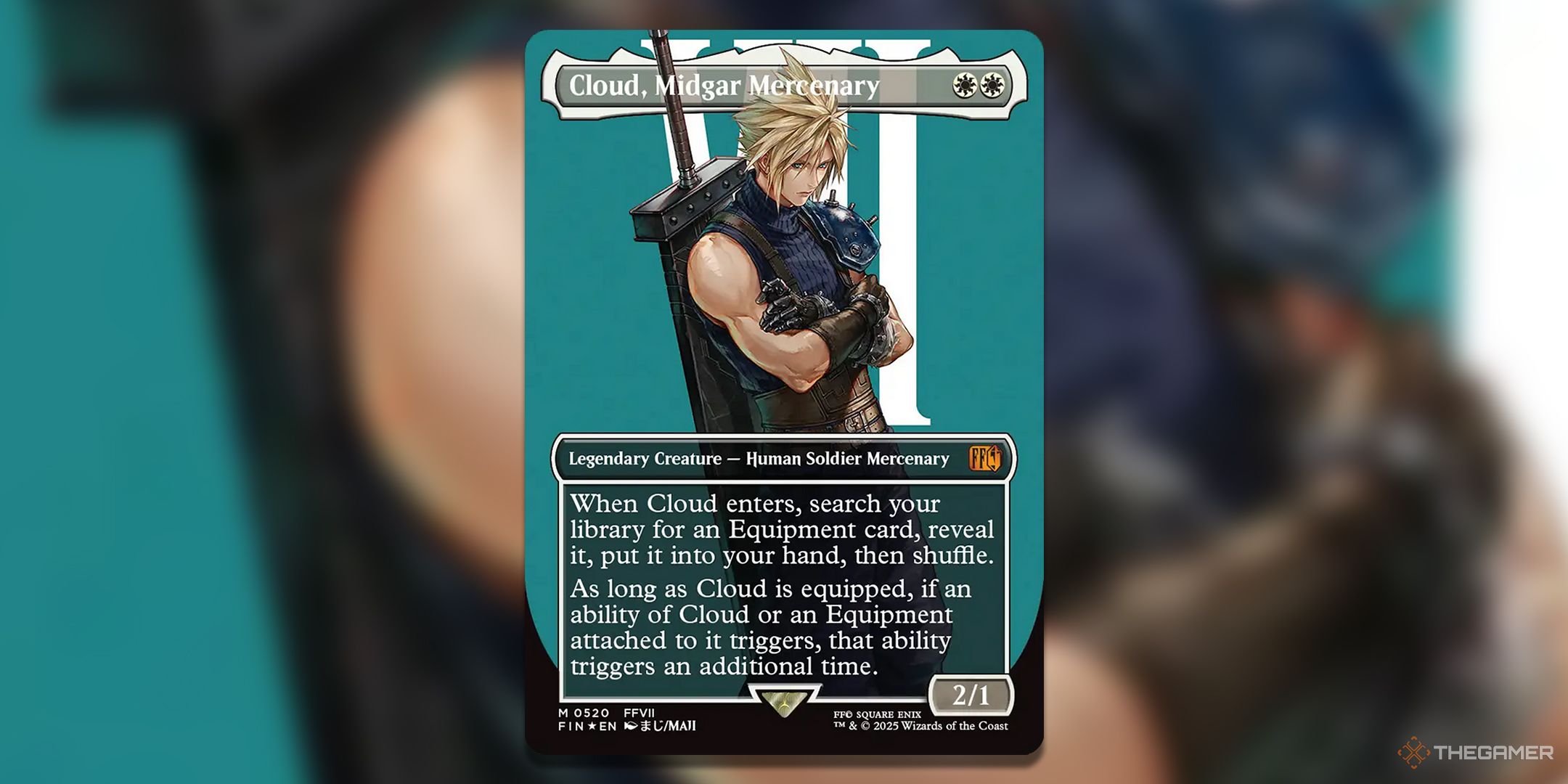 Cloud, Midgra Midian Surge Card Card.