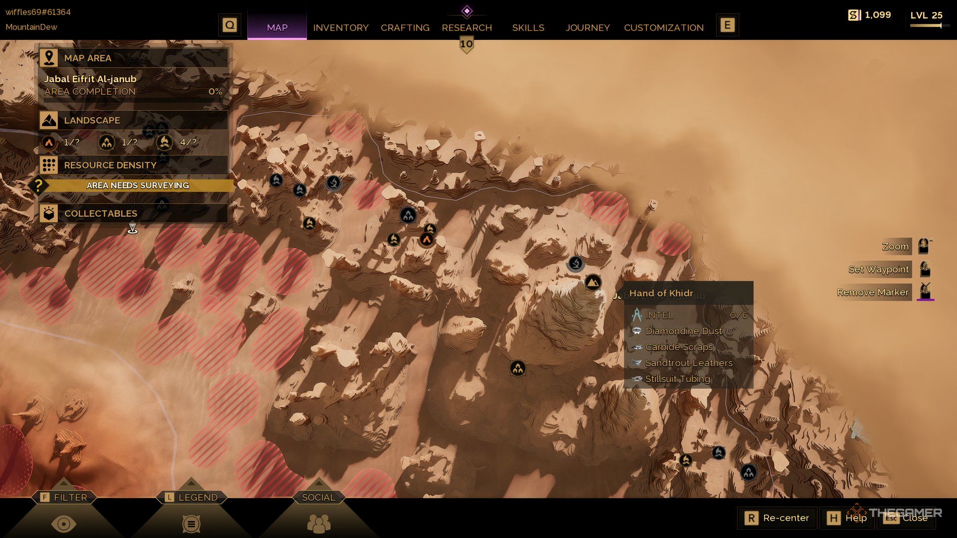 KHIDR's hands were emphasized in Dune: Awakening will. 