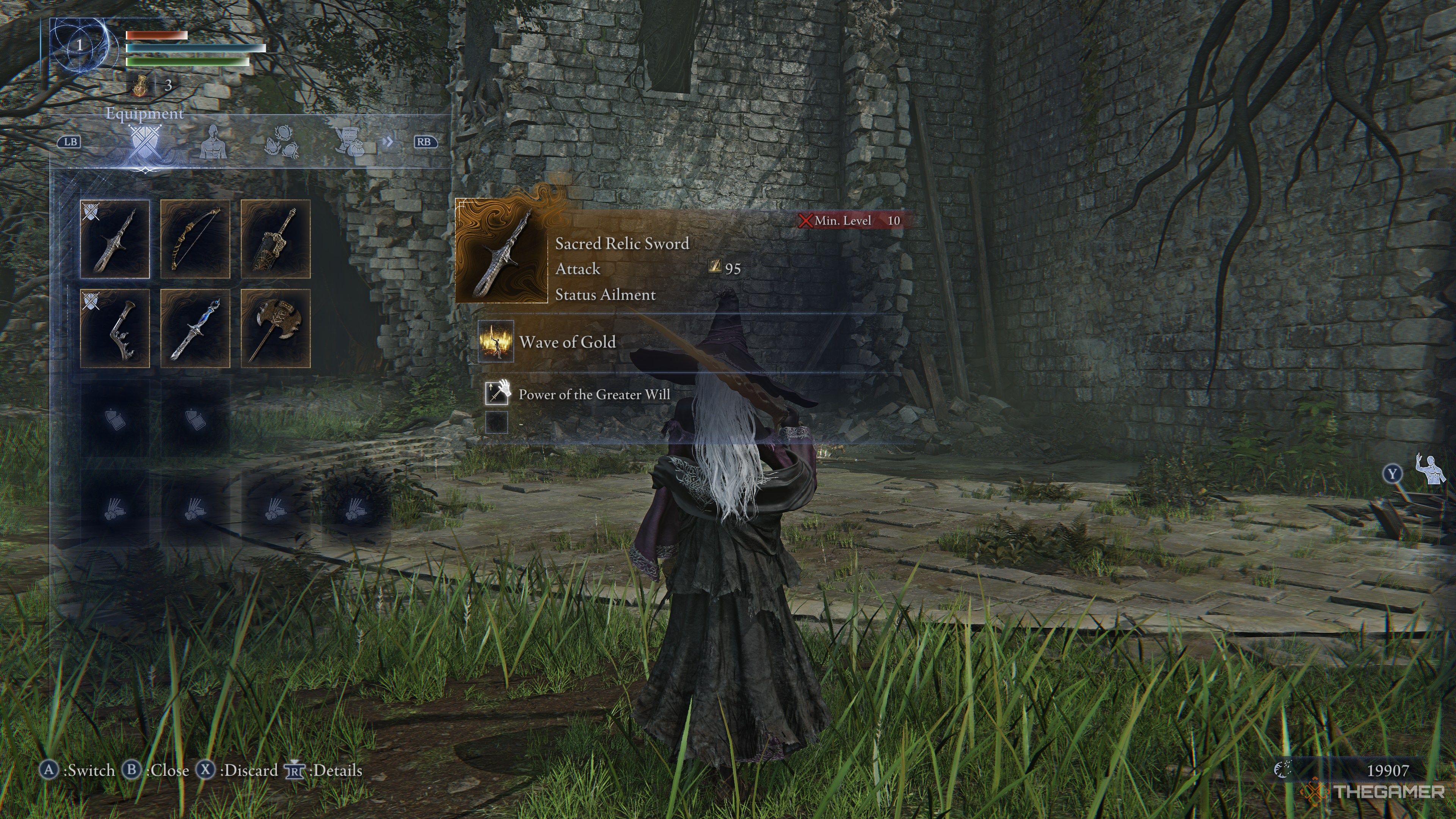 The fire ring nightreign inventory filled with legendary gear