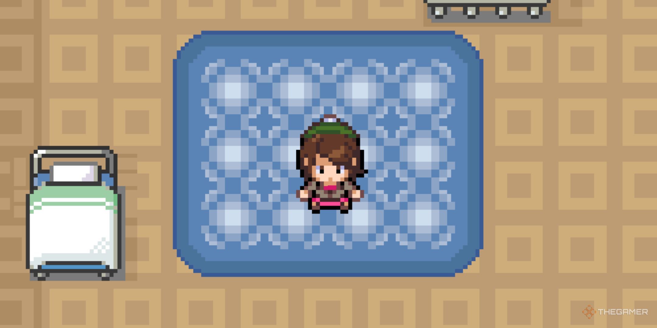 The main character Pokemon Sword and Shield is presented in a pixeized form in GBA Demake