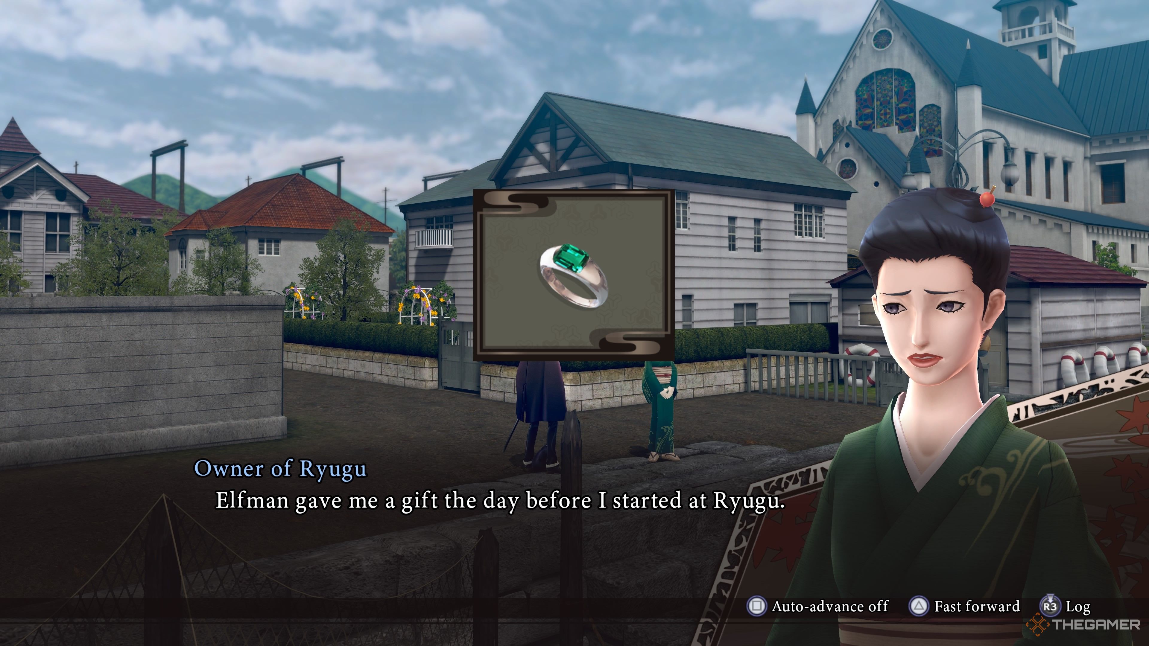 The owner of Ryugu gave Raidou the memory ring in Raidou Remasterte the secret of the soulless army.