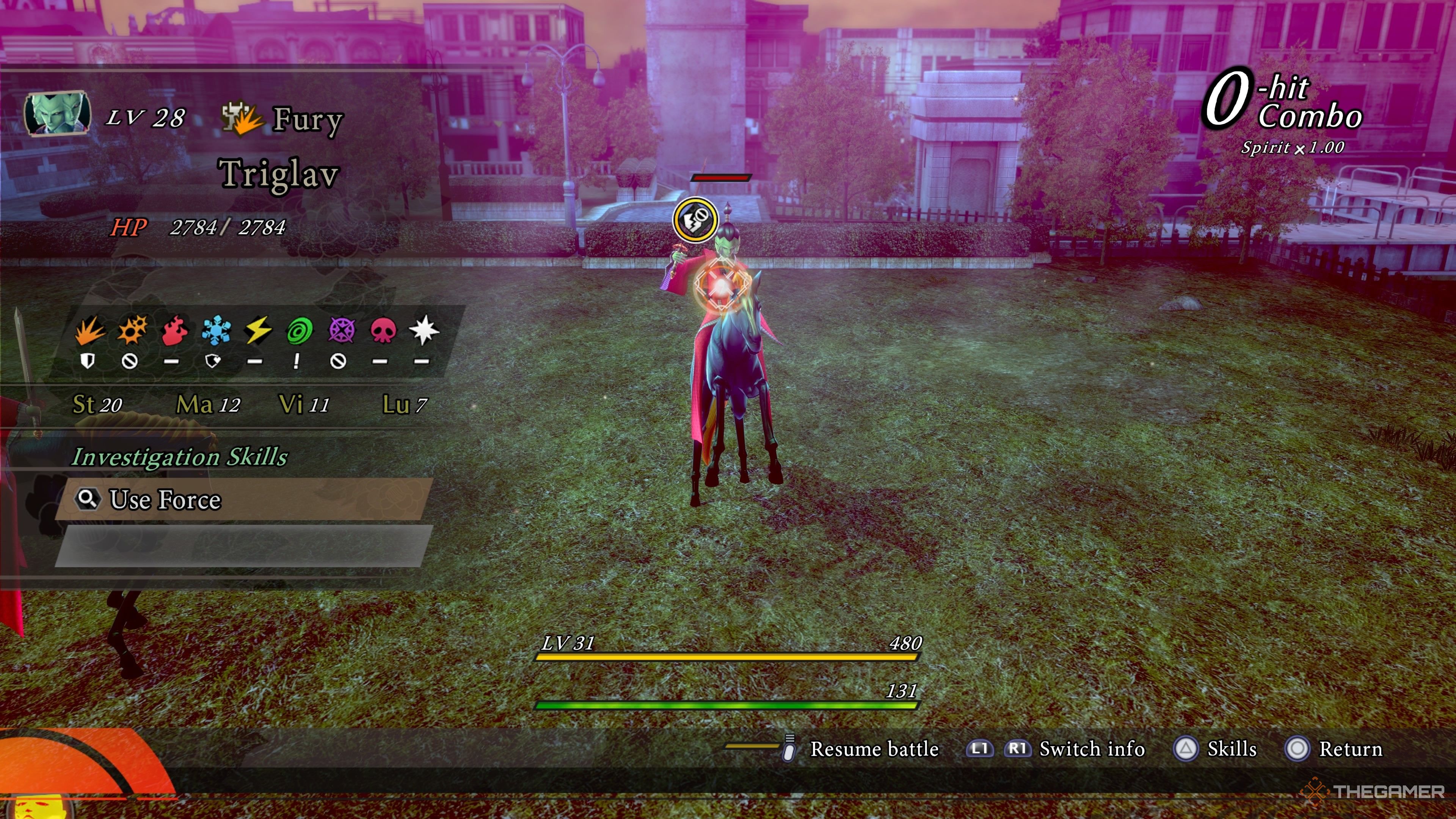 Raidou's Triglav intimacy remarked the mystery of the soul -free army.