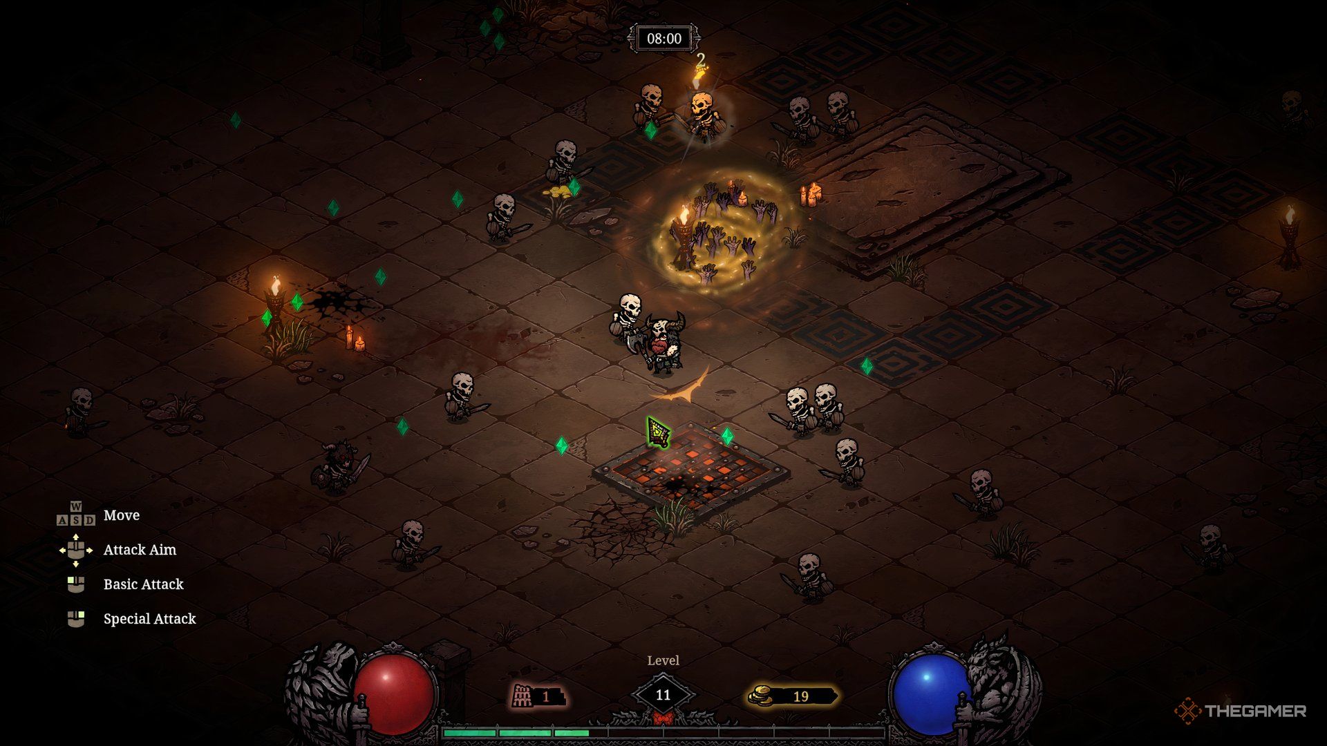 Savings in the floor of Barbar's tower, saved warriors from chaos.