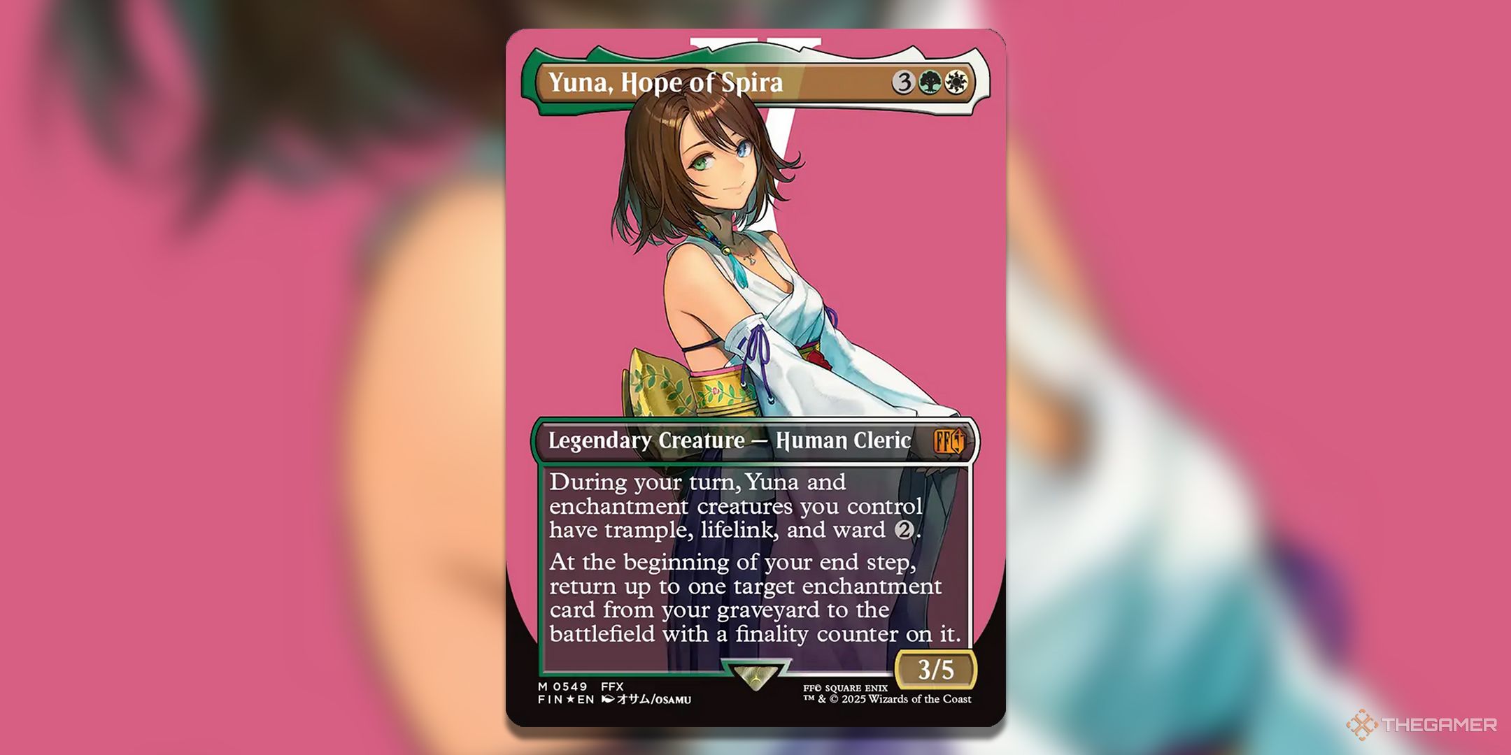 Yuna, hopes the Full-Art MTG card.